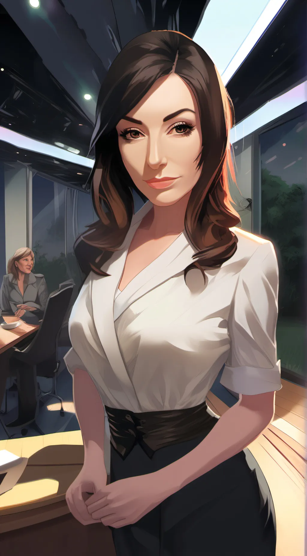 ai character: Maya background