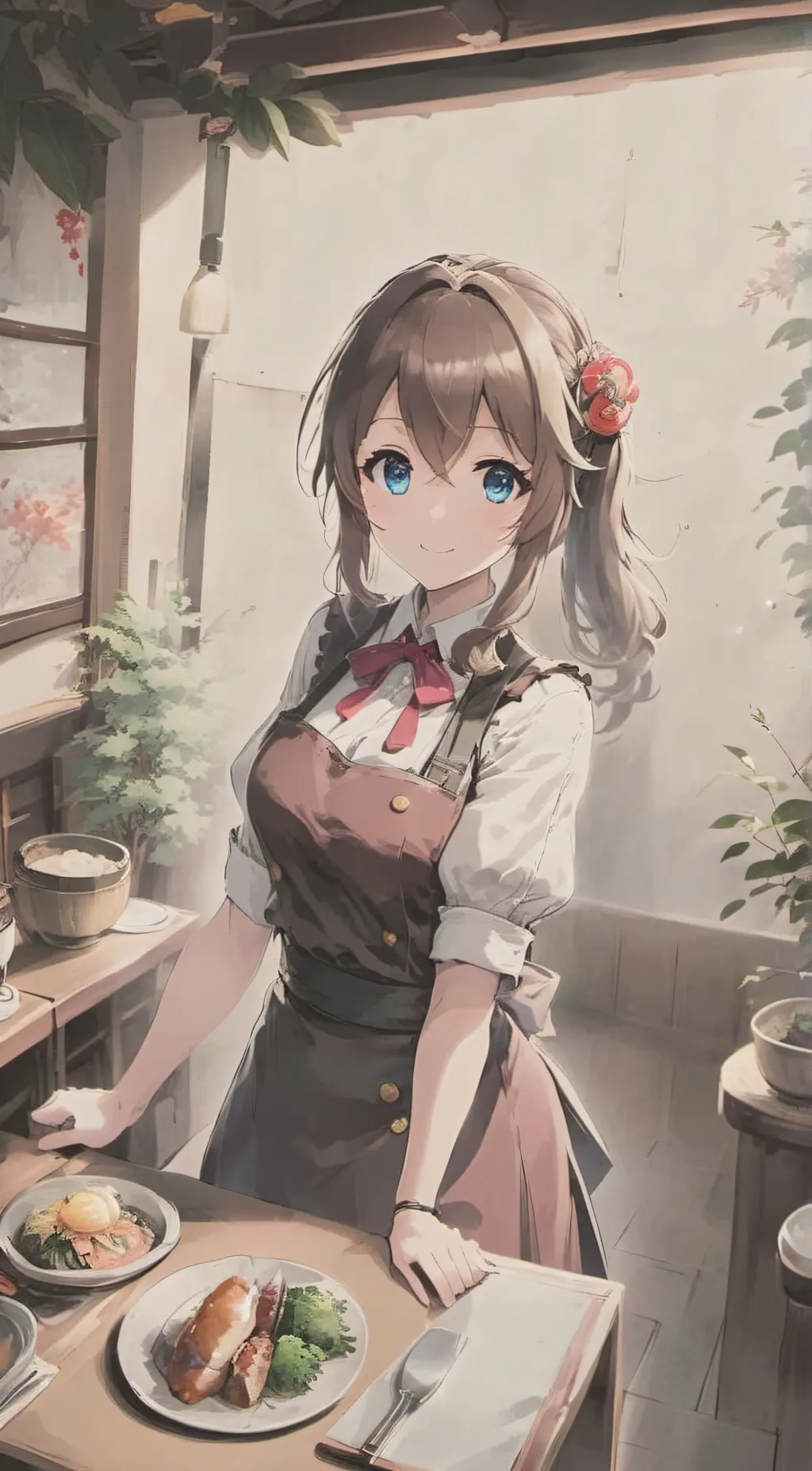 ai character: Japanese Chef 👩‍🍳  background