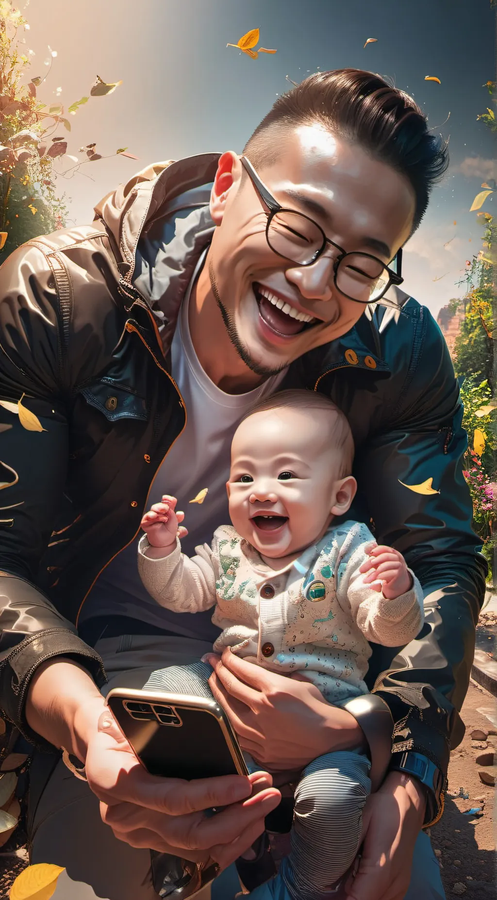 ai character: 哈哈哈哈 background