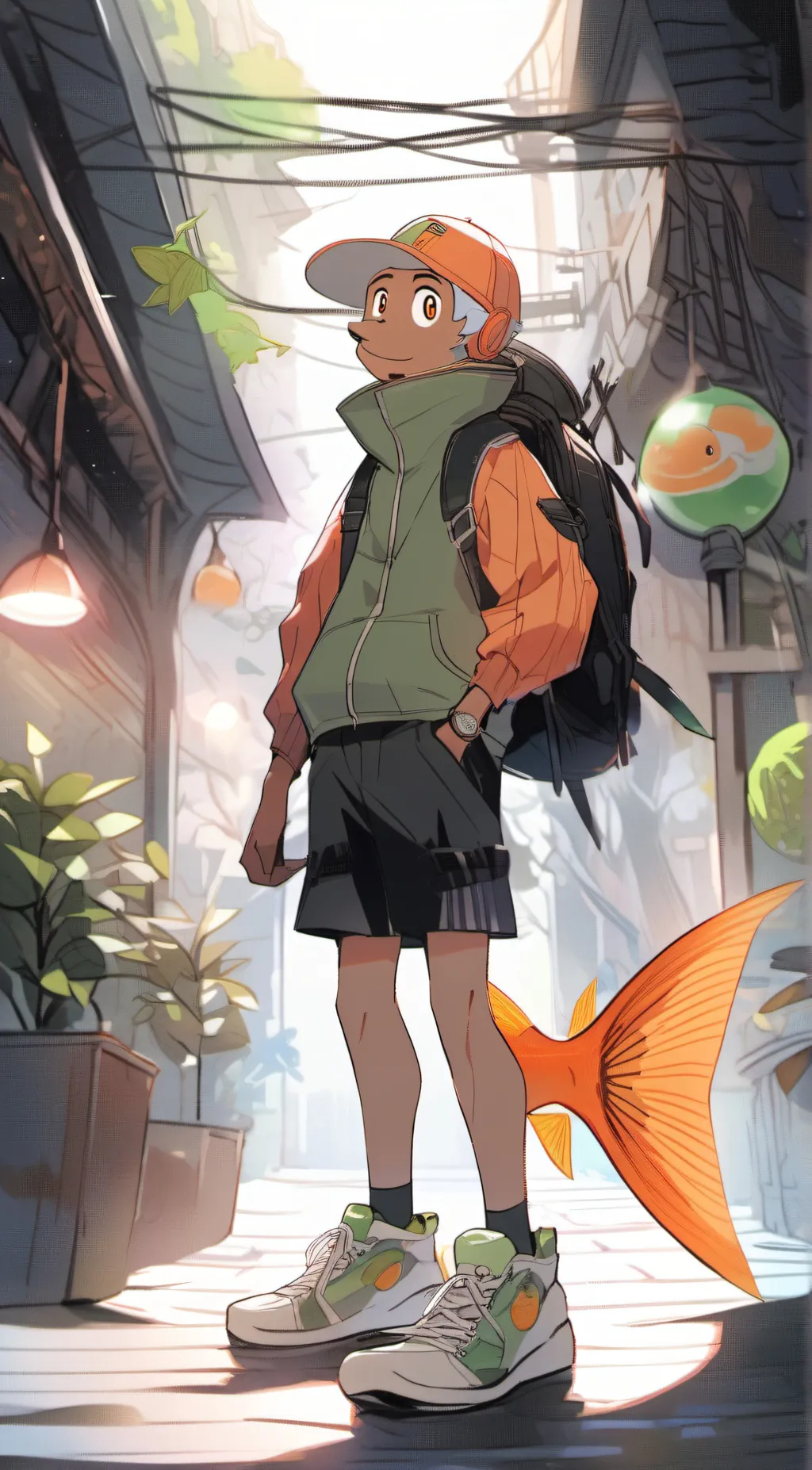 ai character: Darwin background
