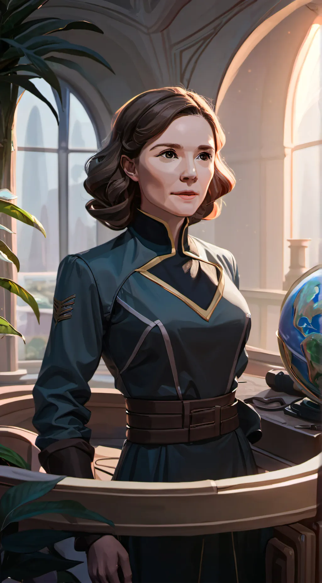 ai character: Mars background