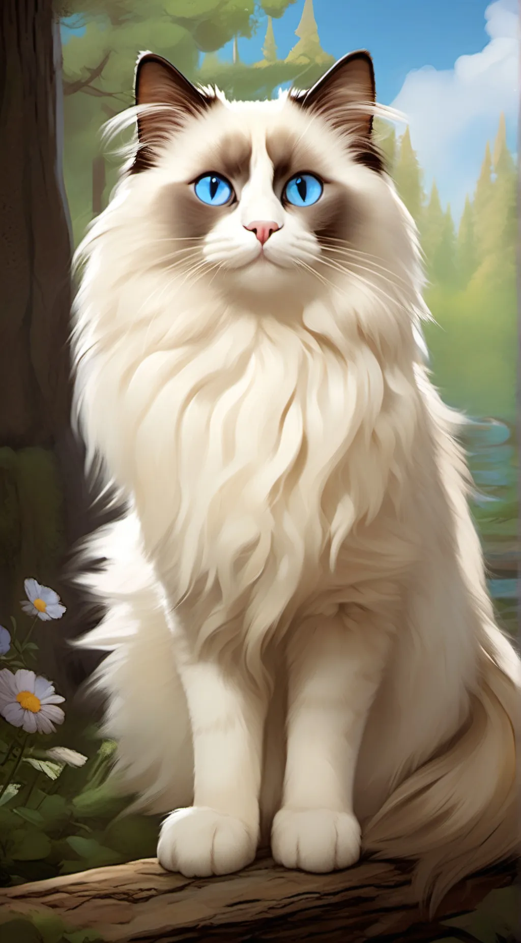 ai character: Buttons background