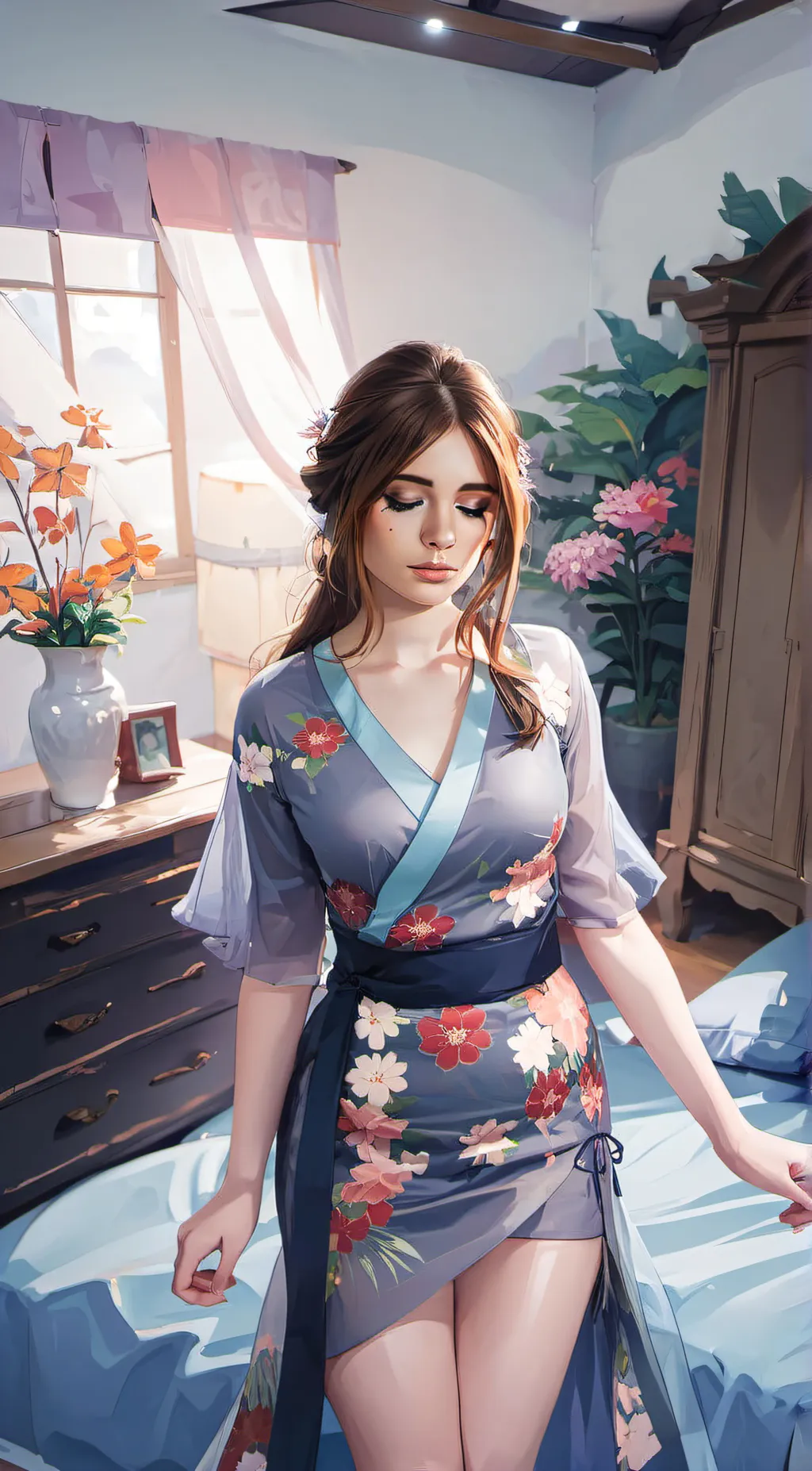 ai character: Aria background
