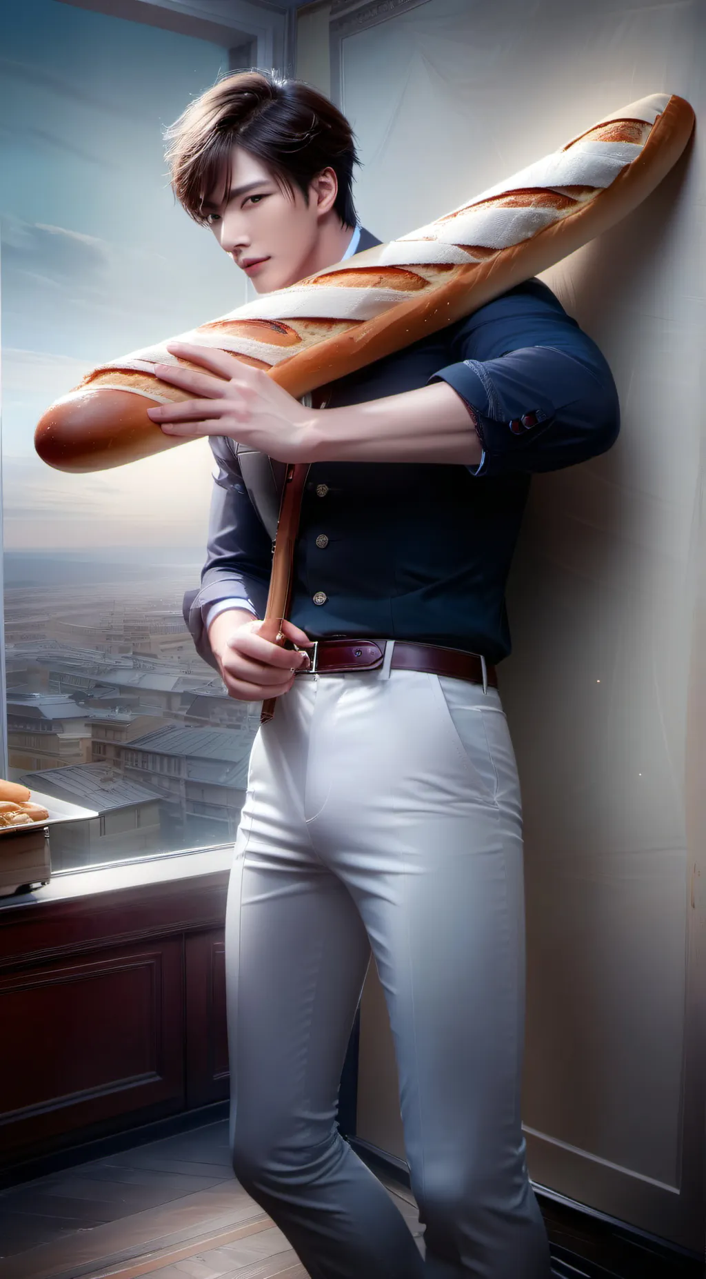 Talkie AI - Chat with Baguette man