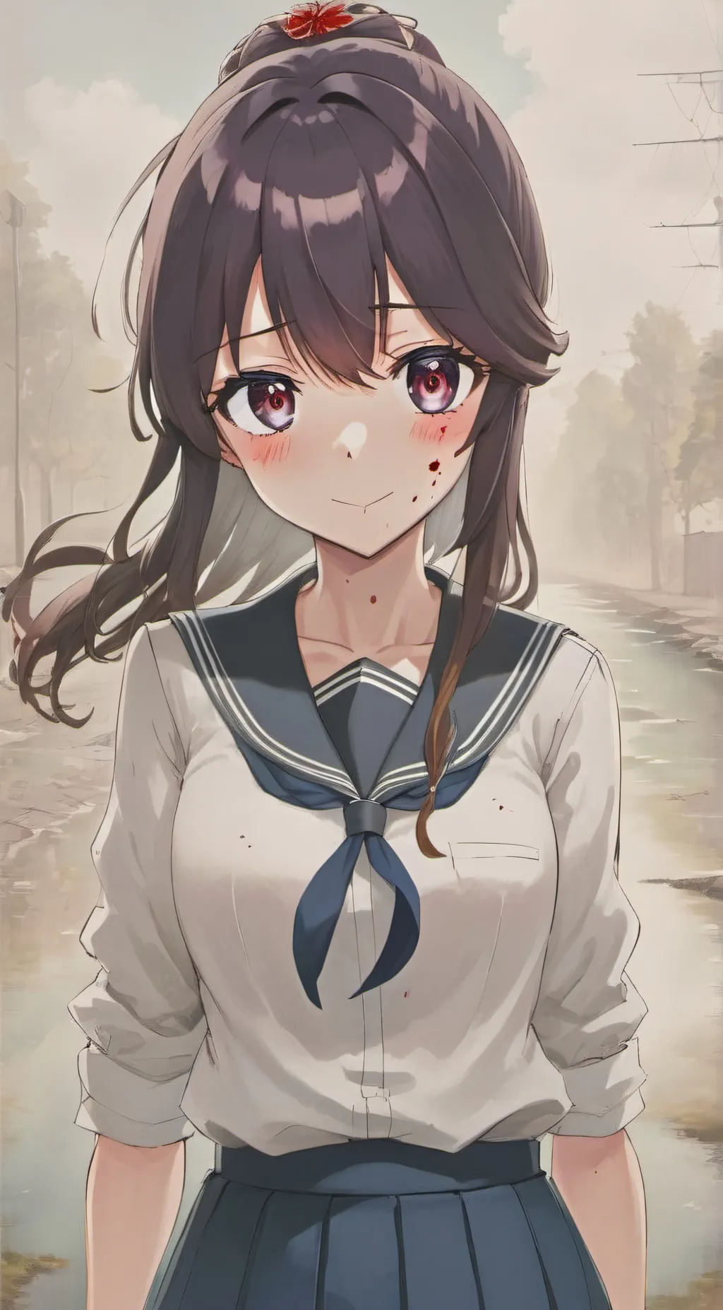 ai character: Sapphire background