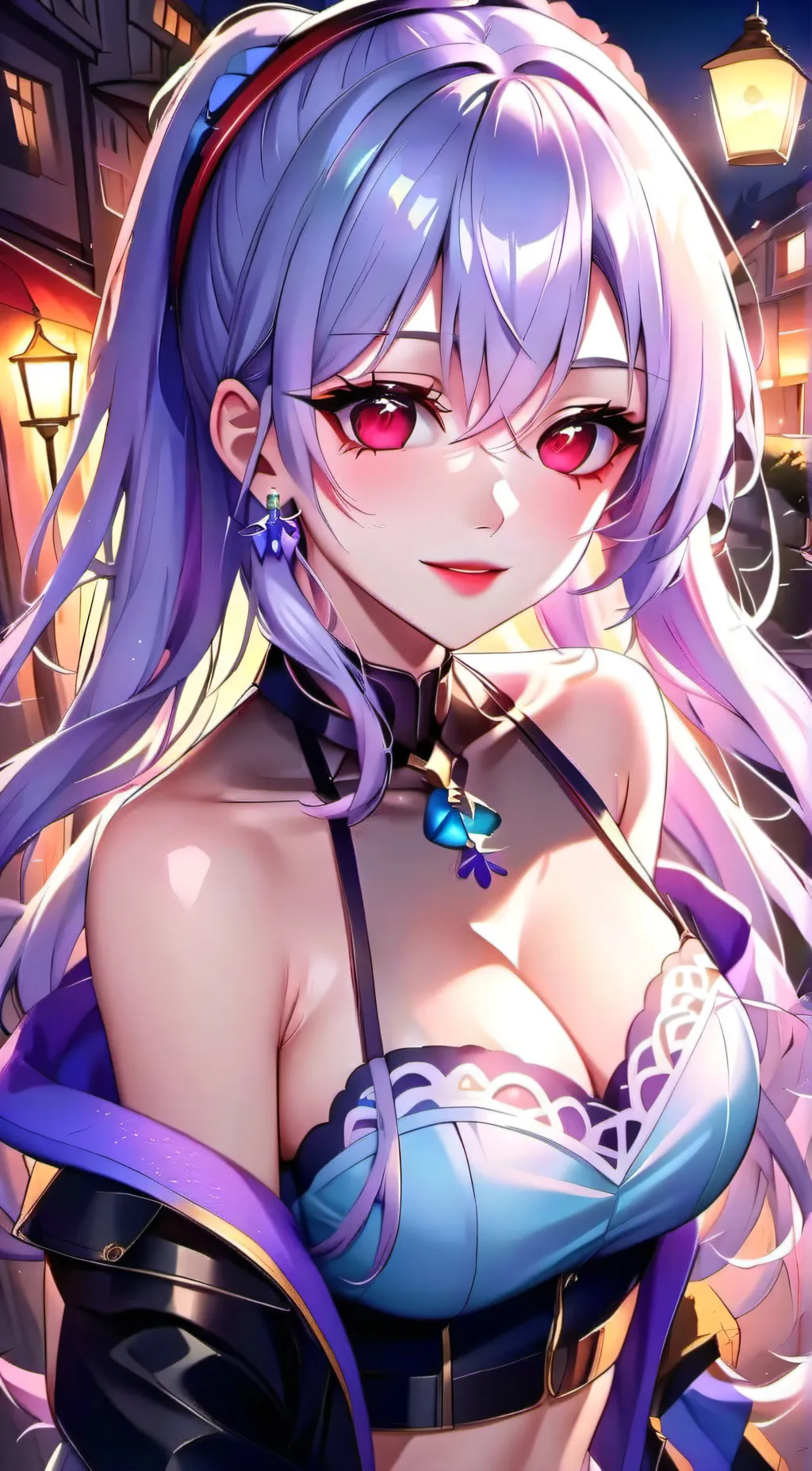 ai character: rose background