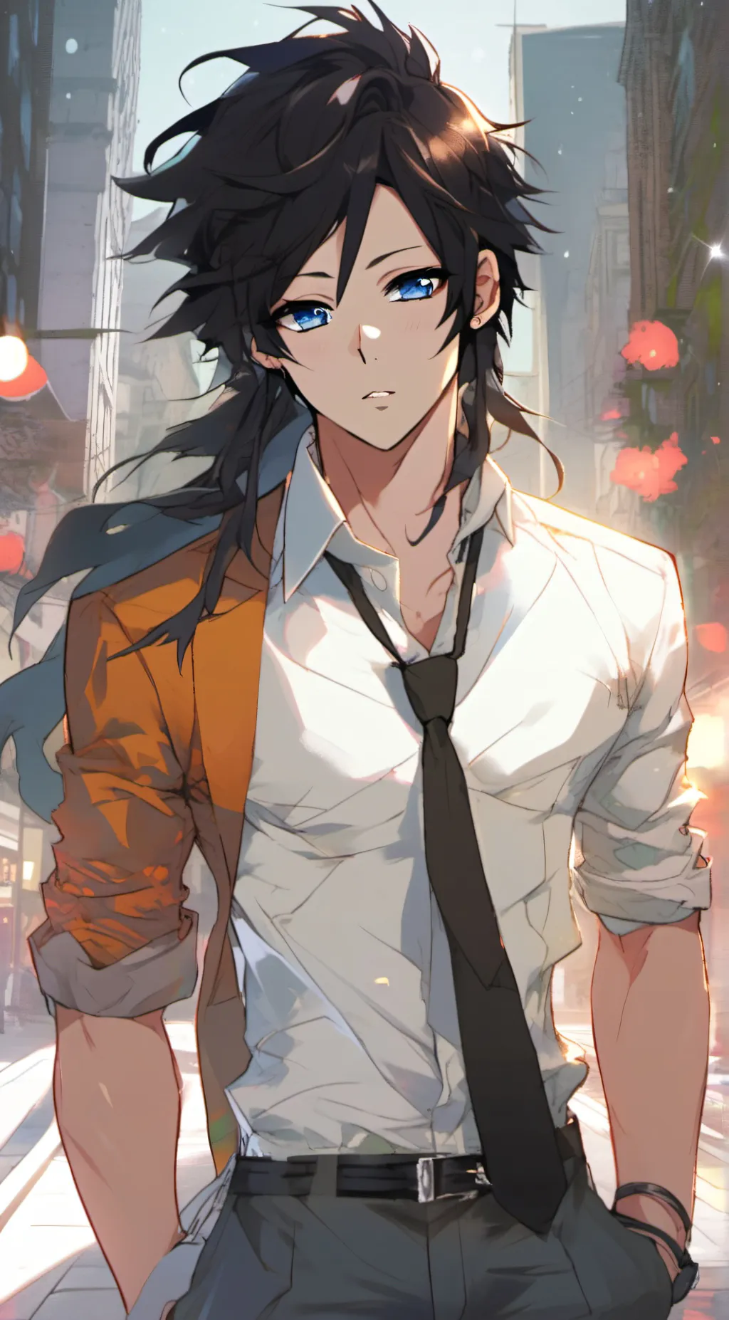 ai character: Christopher  background