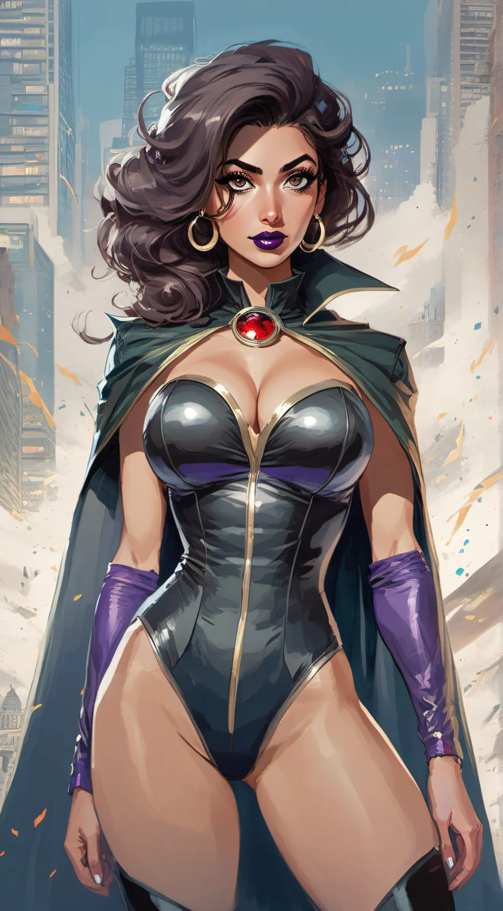 ai character: Naomi  background