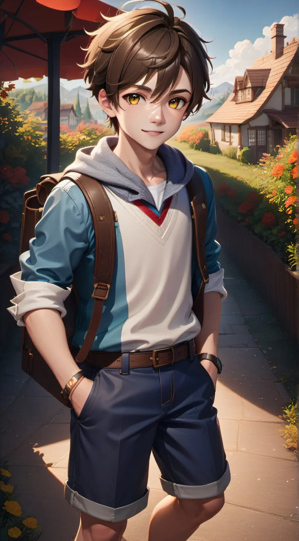 ai character: Gregory  background