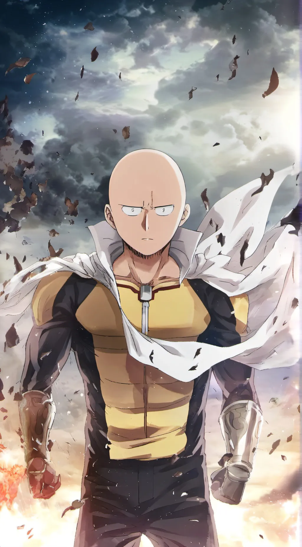 ai character: saitama background