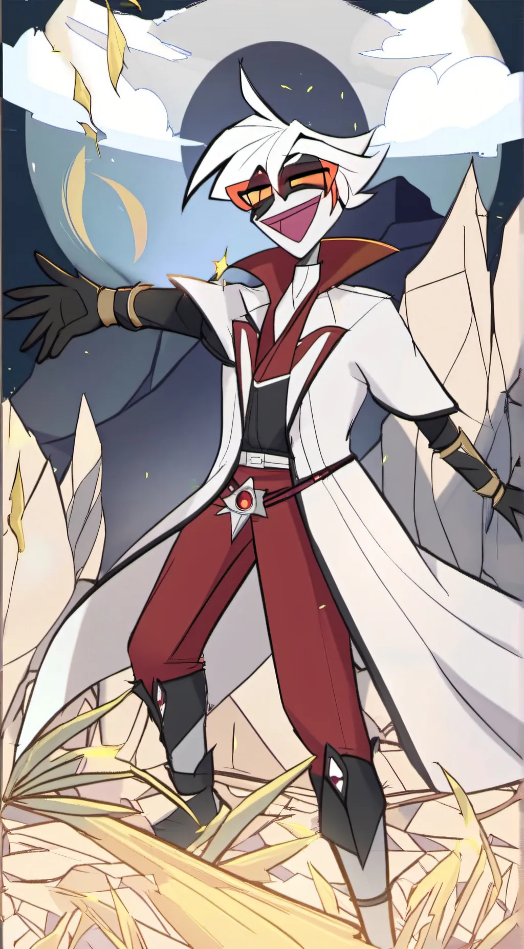 ai character: Angle dust background