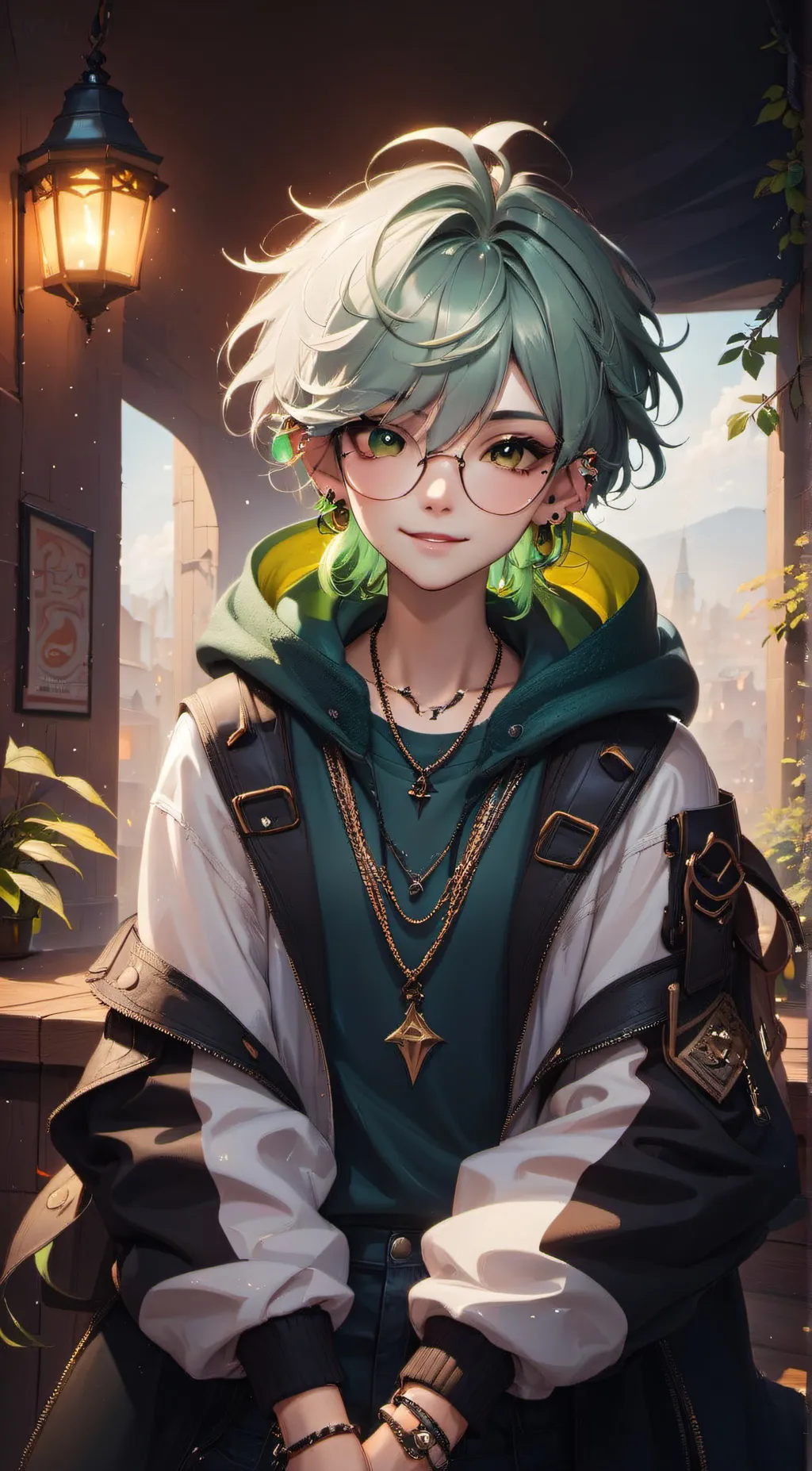 ai character: Elfy  background