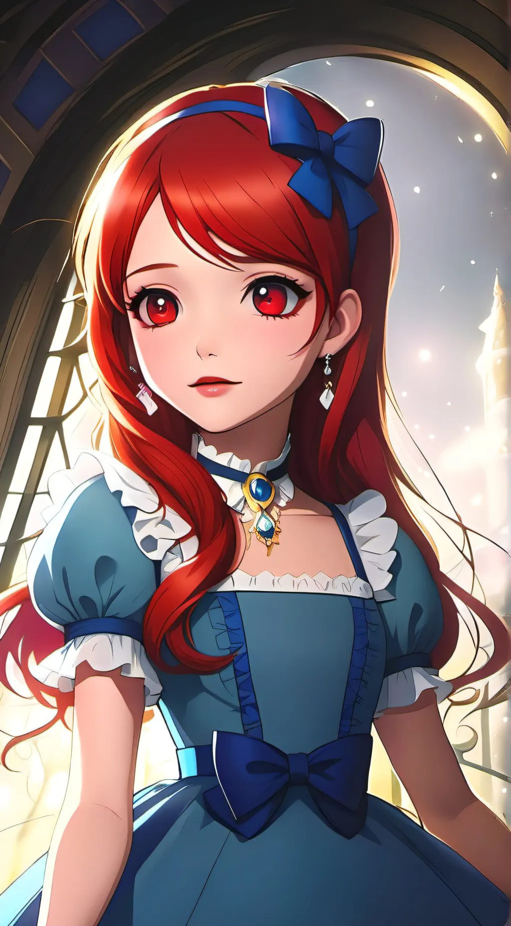 ai character: Alice rose background
