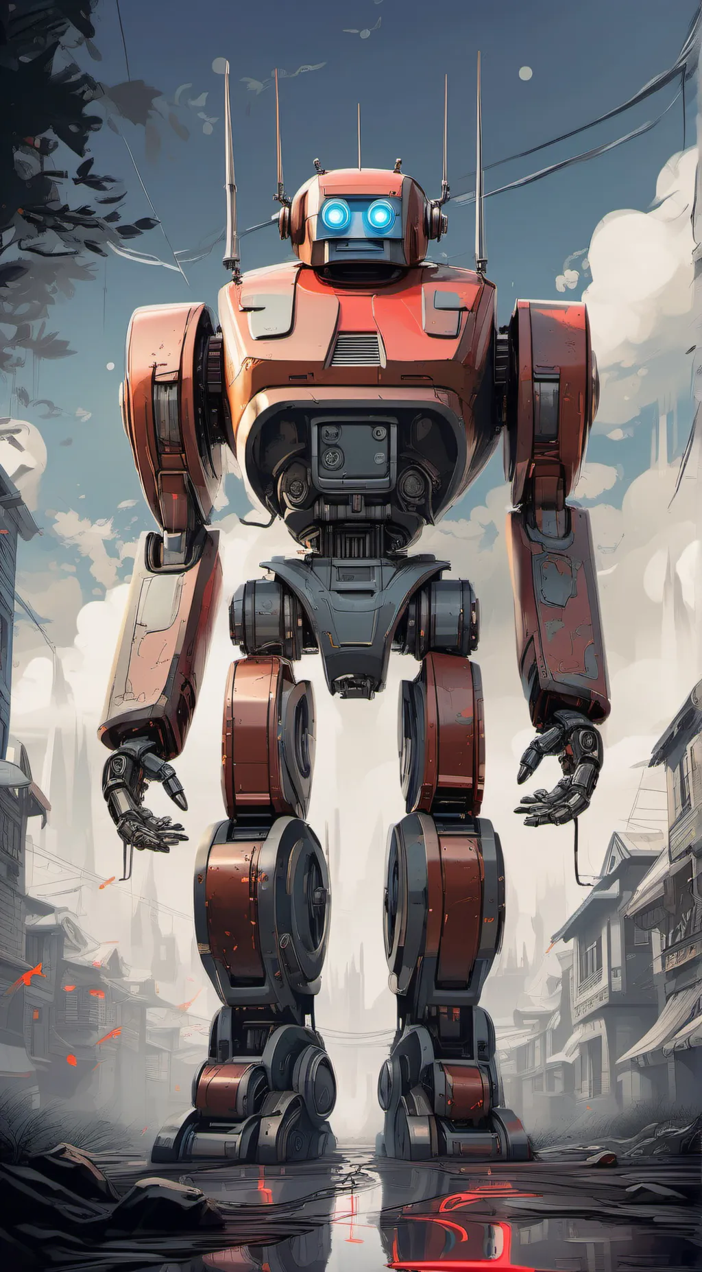 ai character: adam the Robot background