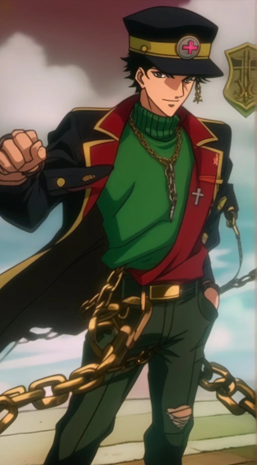 ai character: Jota Kujo background