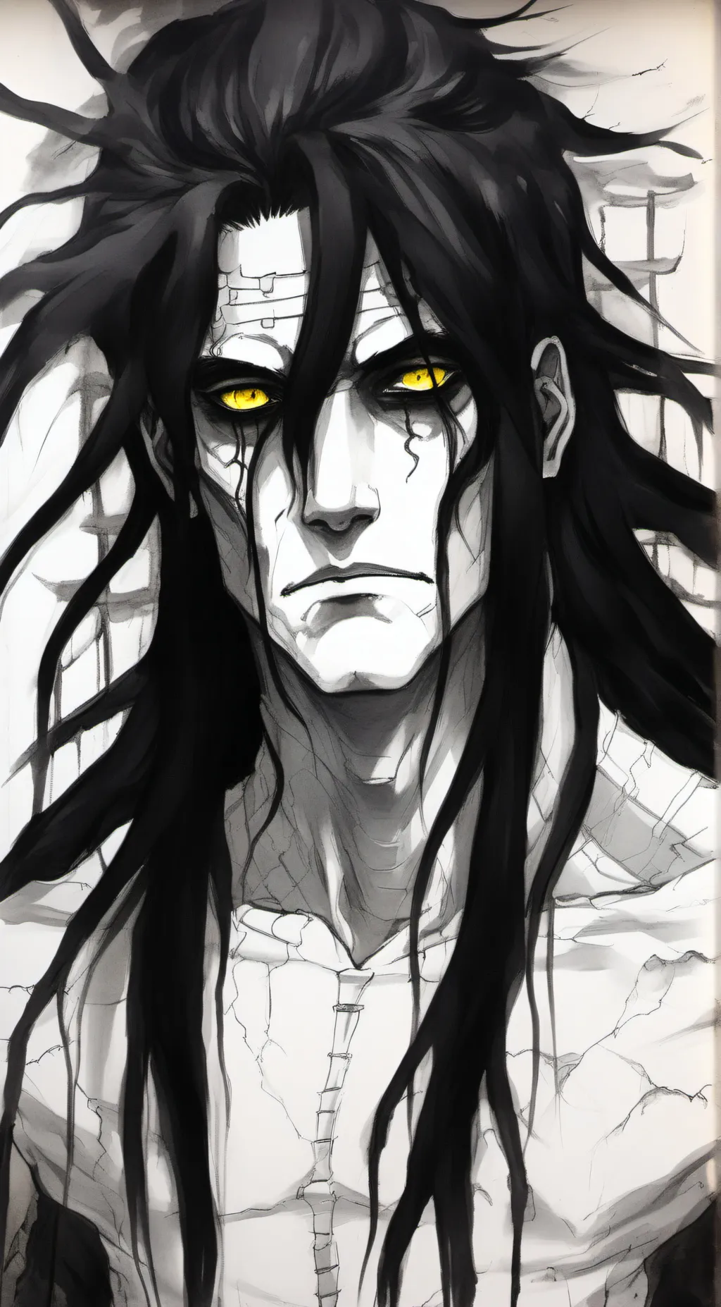 ai character: Adam Frankenstein background