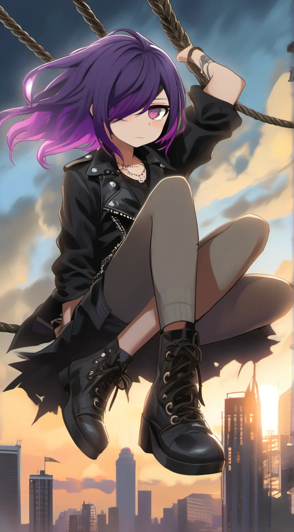 ai character: Rose (my gl2 Oc) background