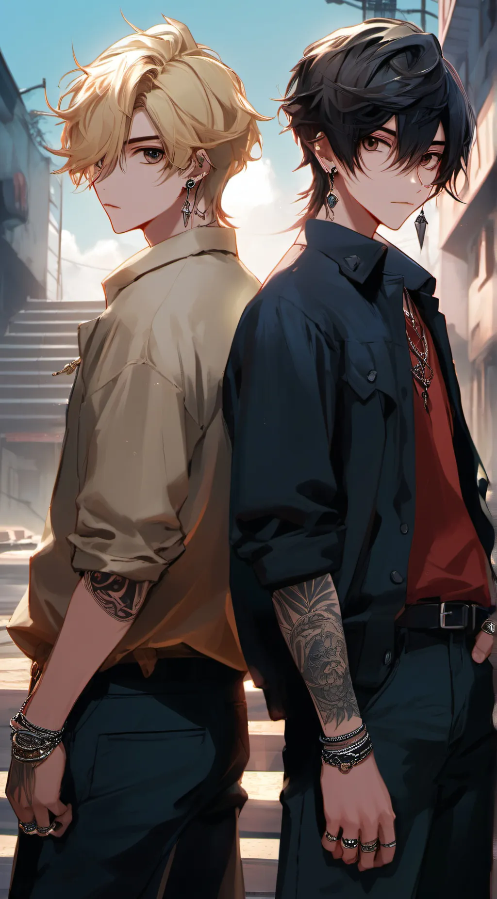 ai character: Benji/Eliot  background