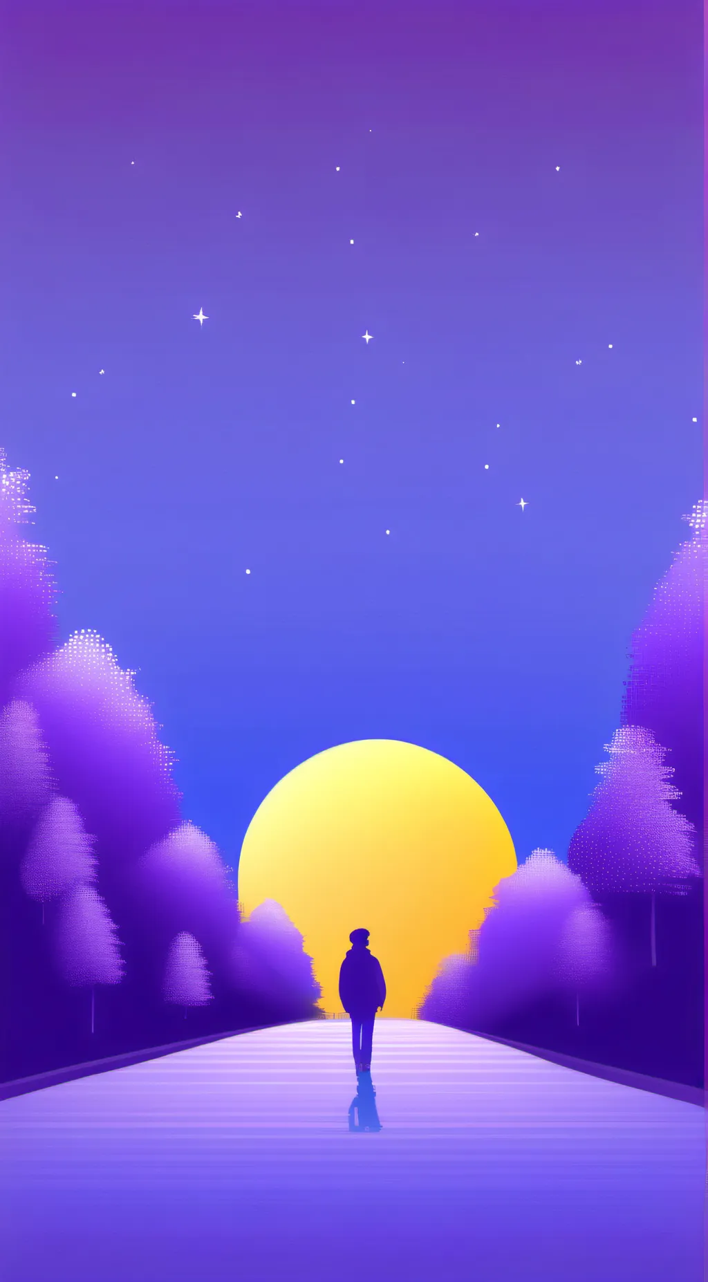 ai character: posted  background