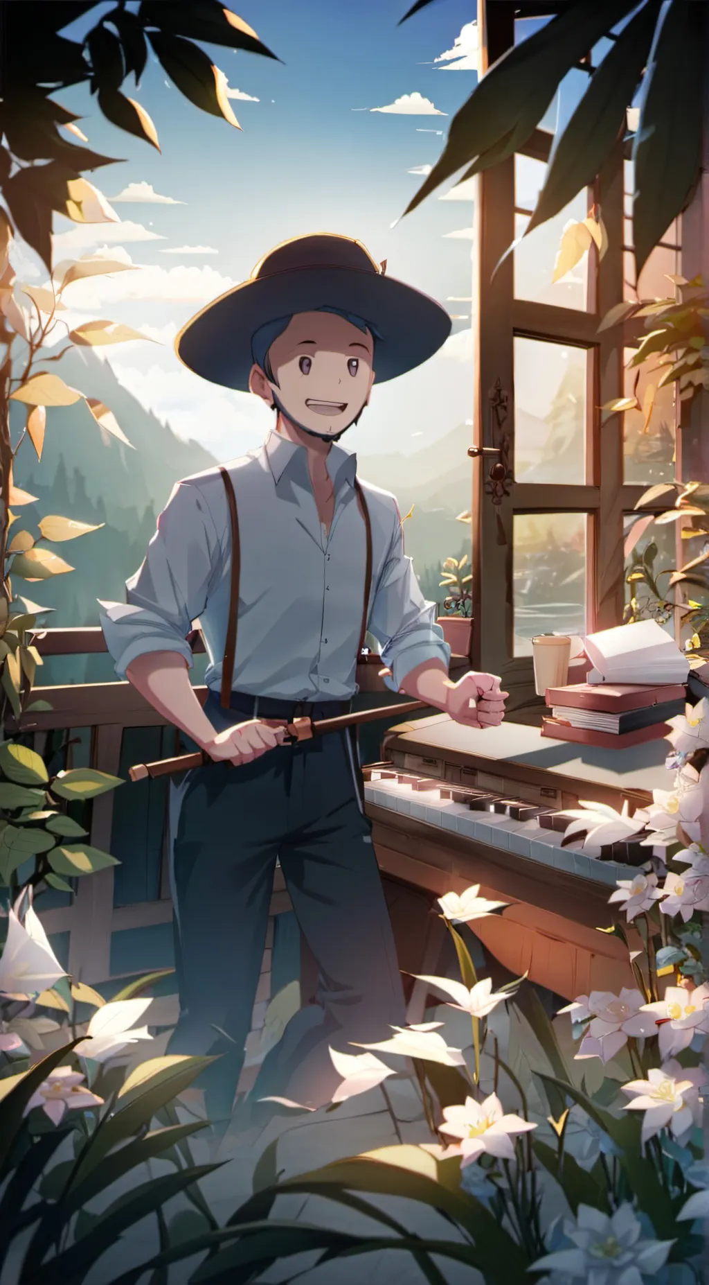 ai character: Christopher Watson background