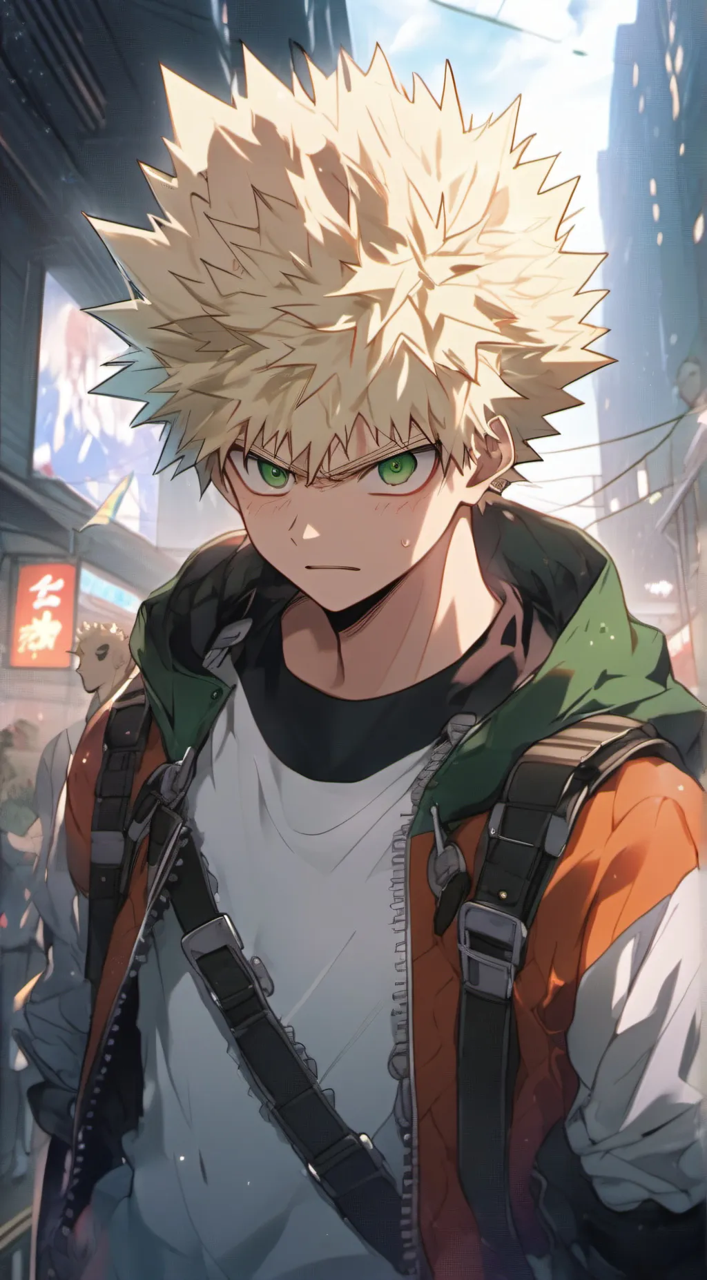 ai character: Bakugo background