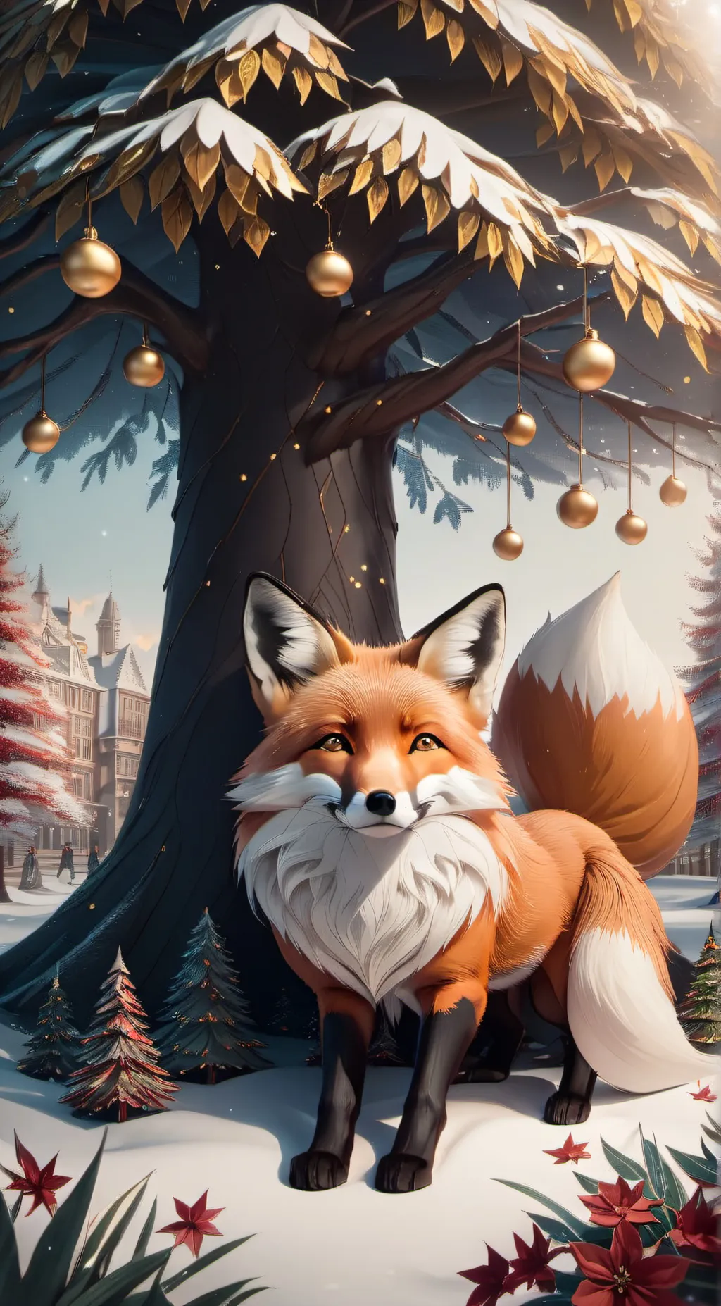 ai character: Fox man background
