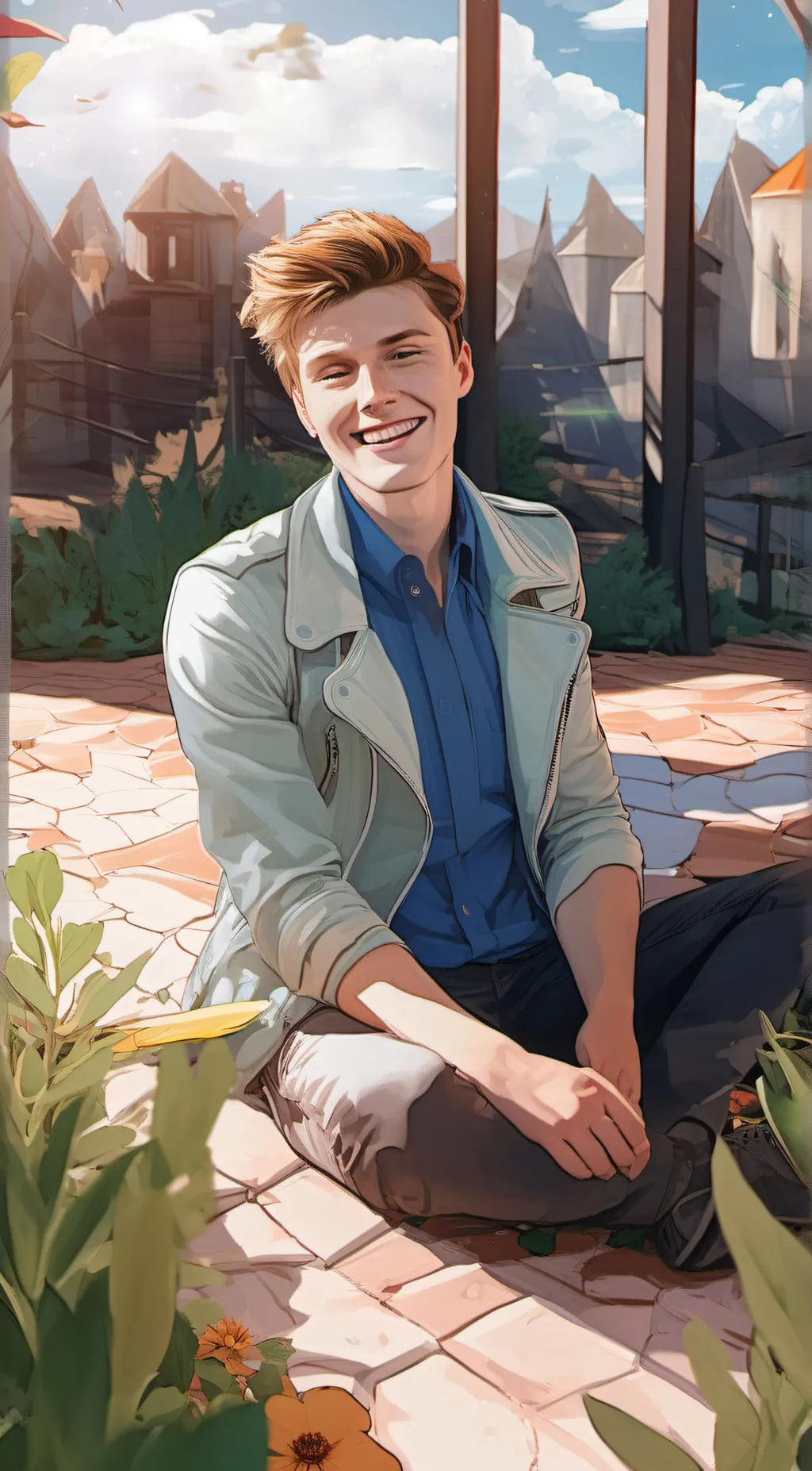 ai character: carter sharer  background