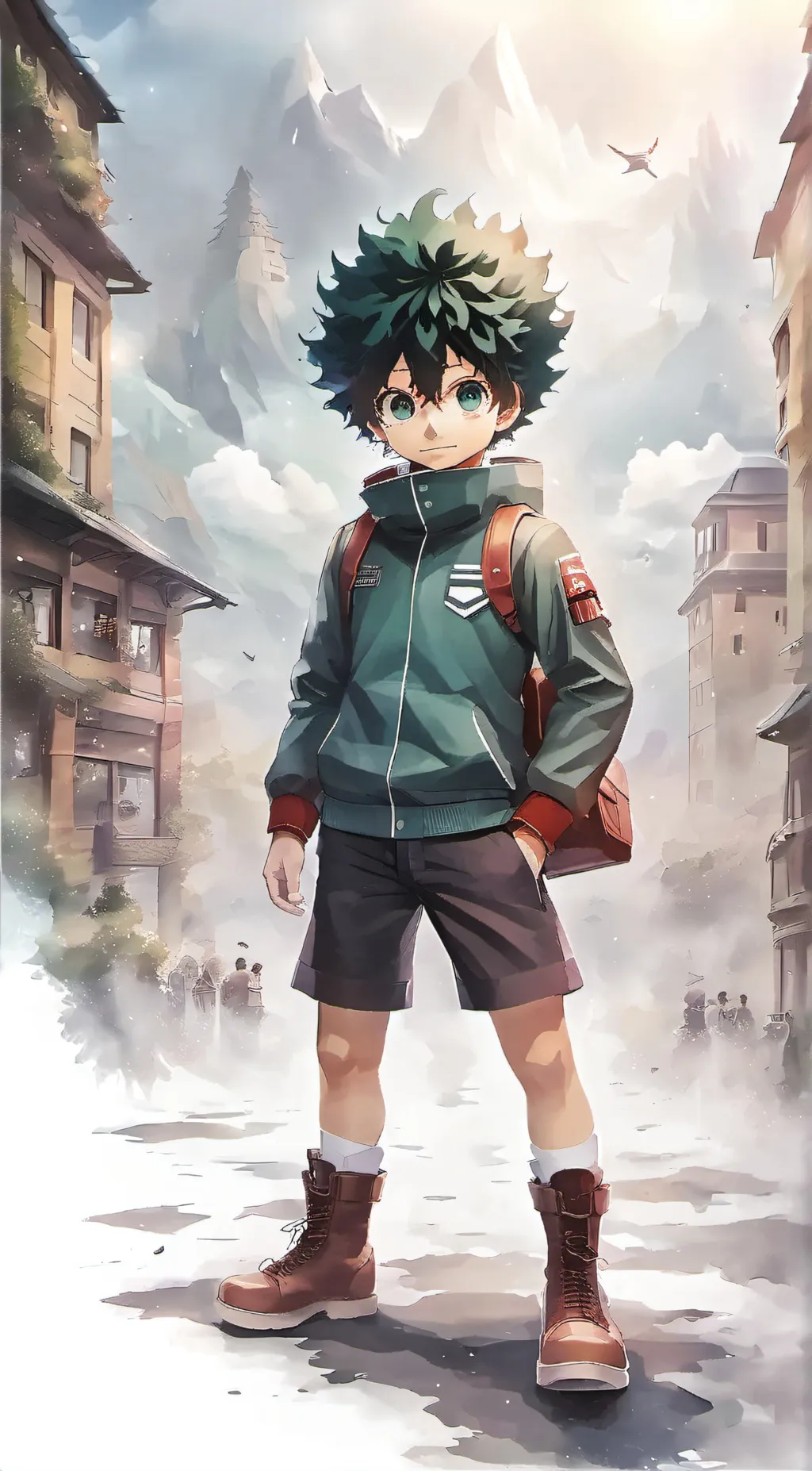 ai character: class 1-A (future) background