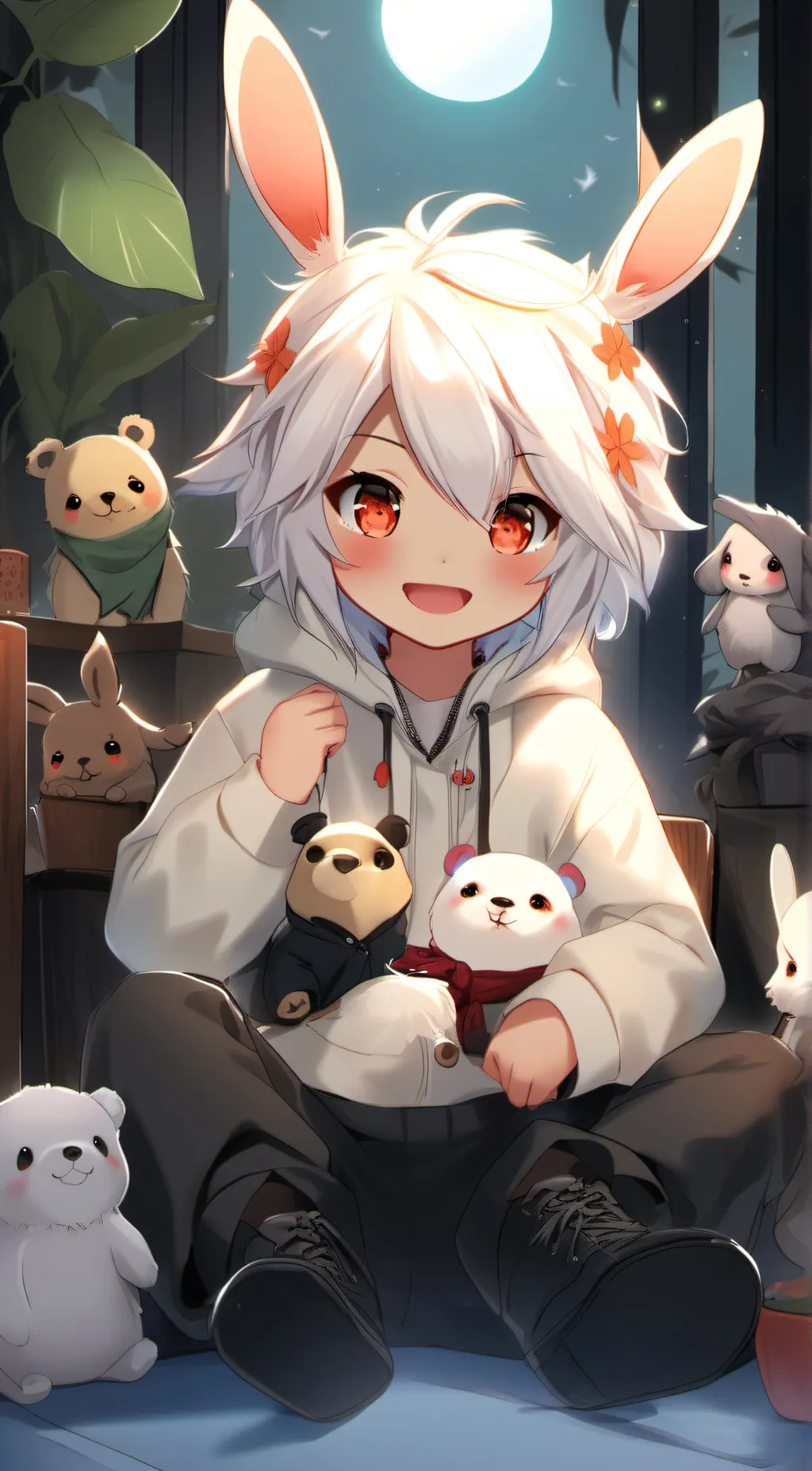 ai character: leo background