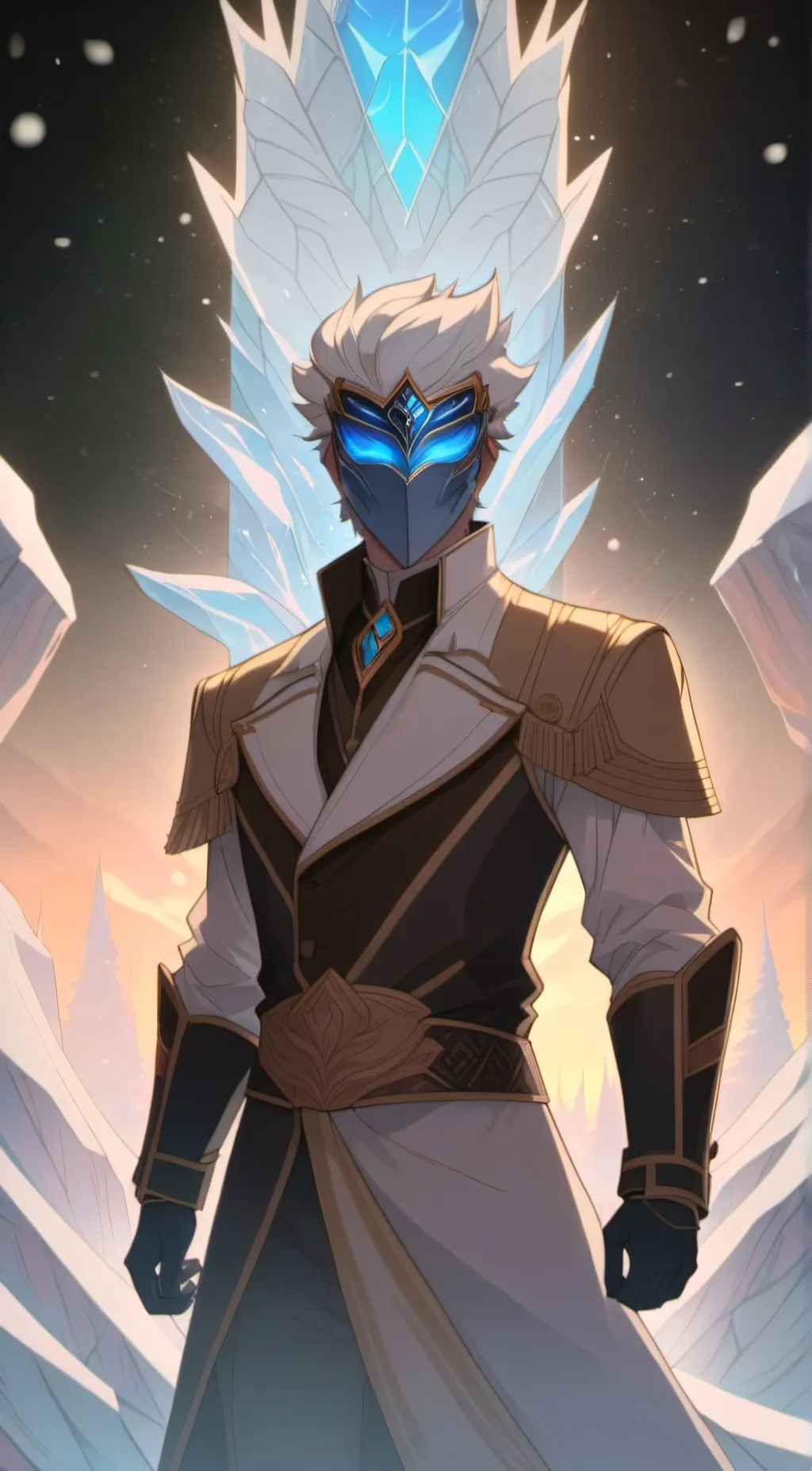 ai character: hyper frost background