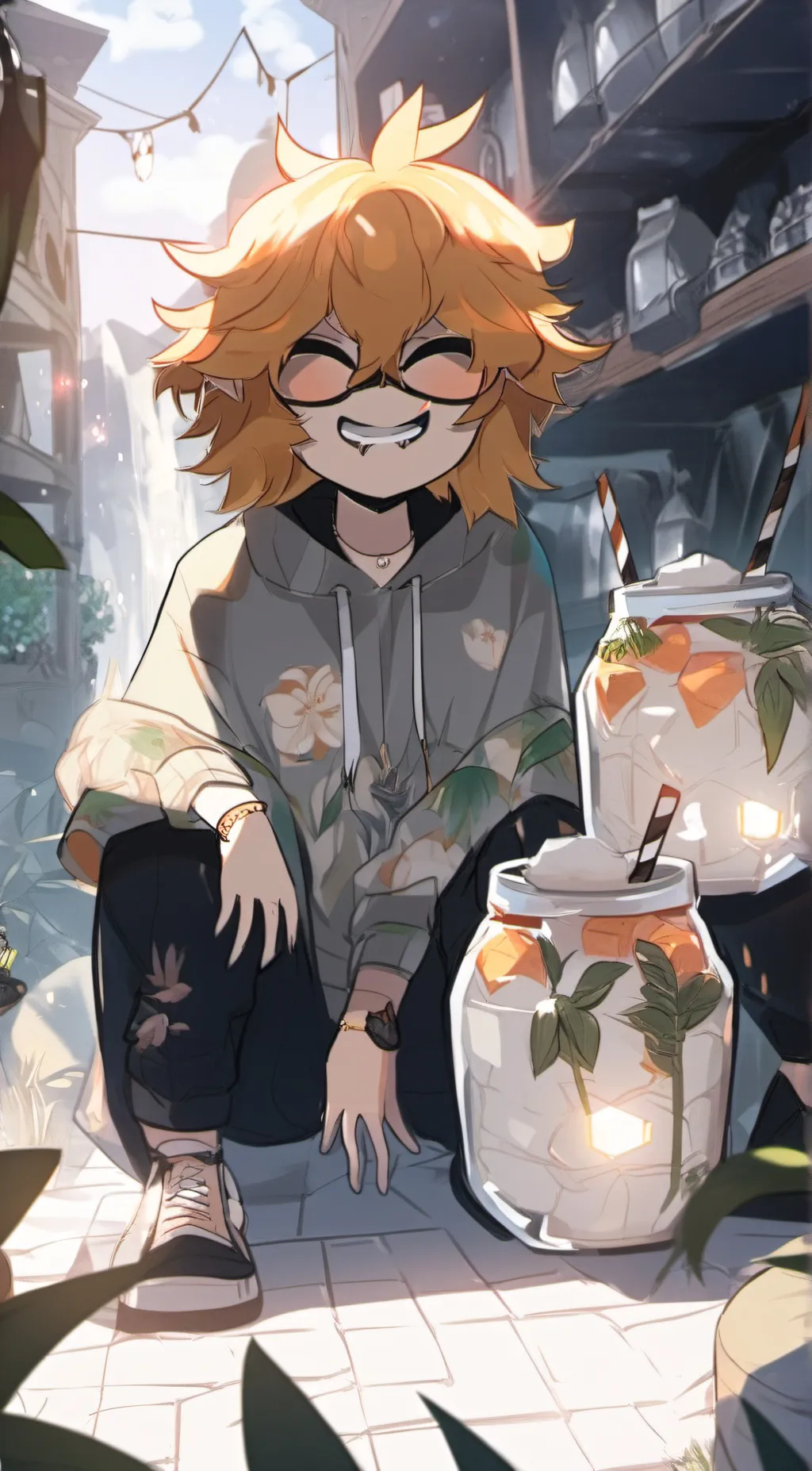 ai character: Ashton background
