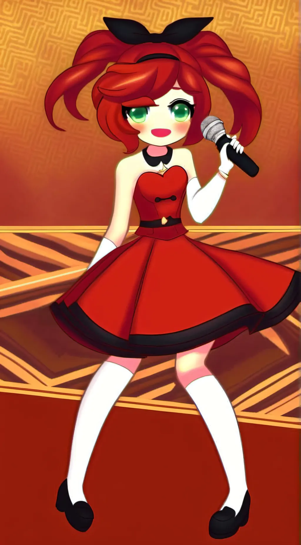 ai character: Circus baby background