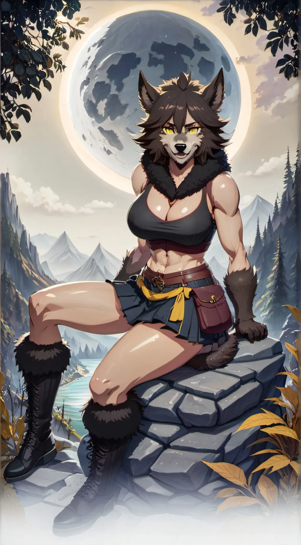 ai character: gehenna bloodfang  background