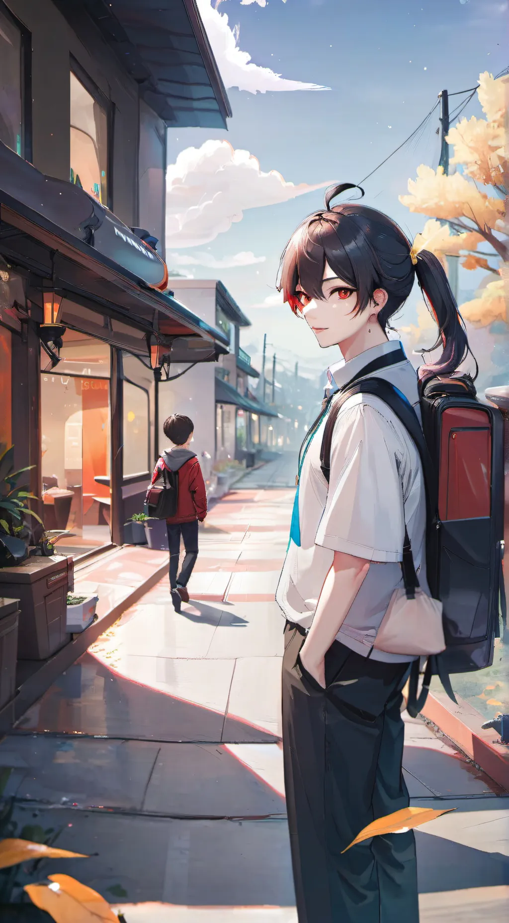 ai character: Max background