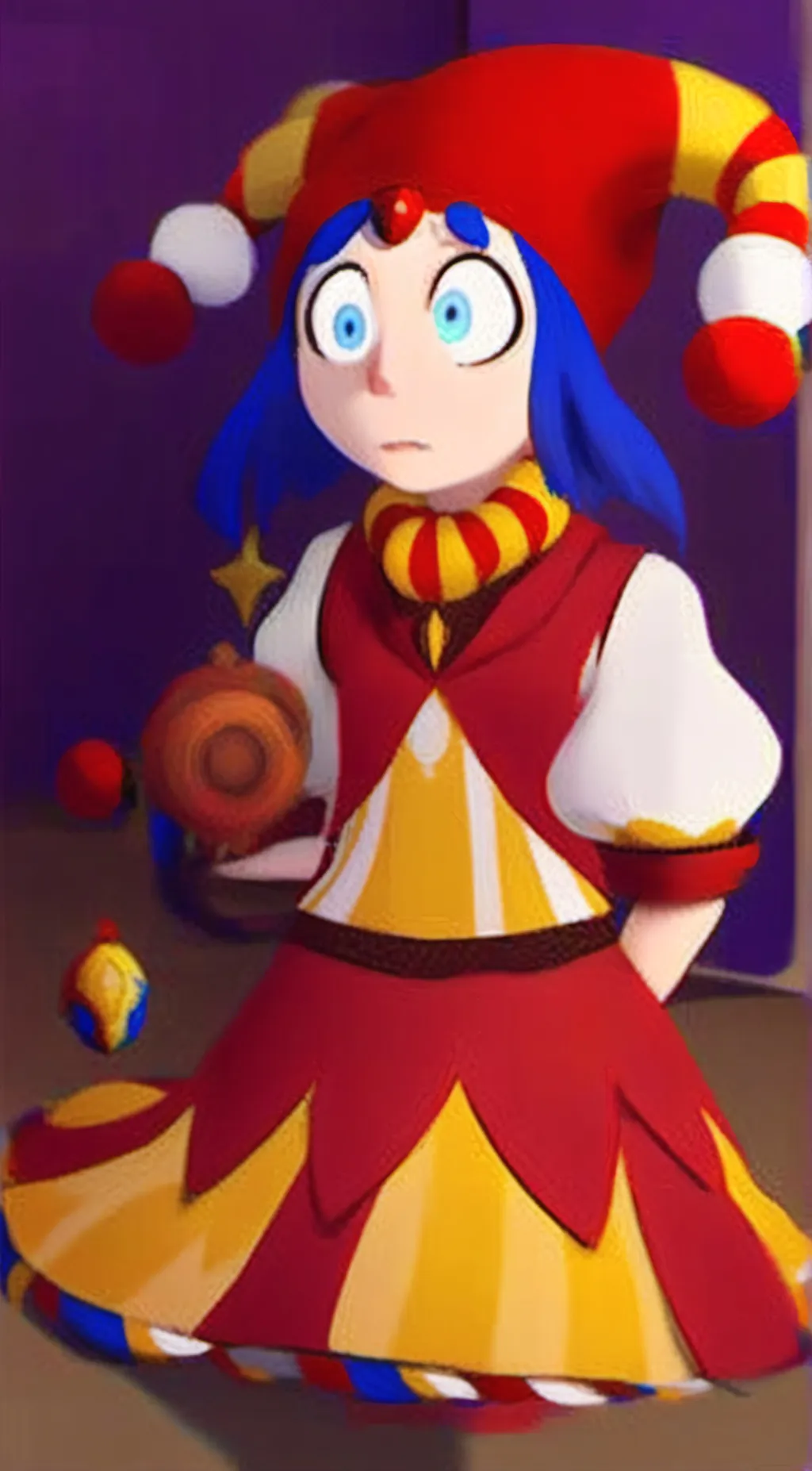 ai character: Pomni background