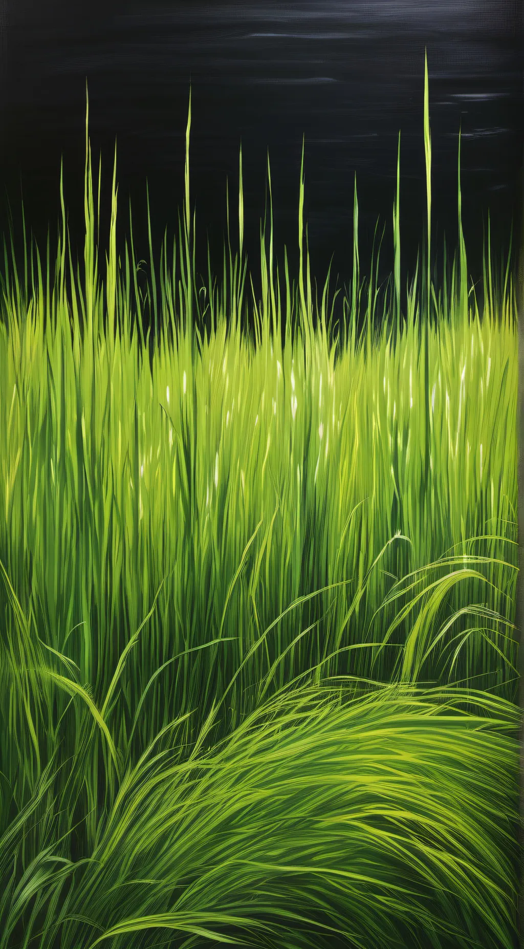 ai character: Grass background