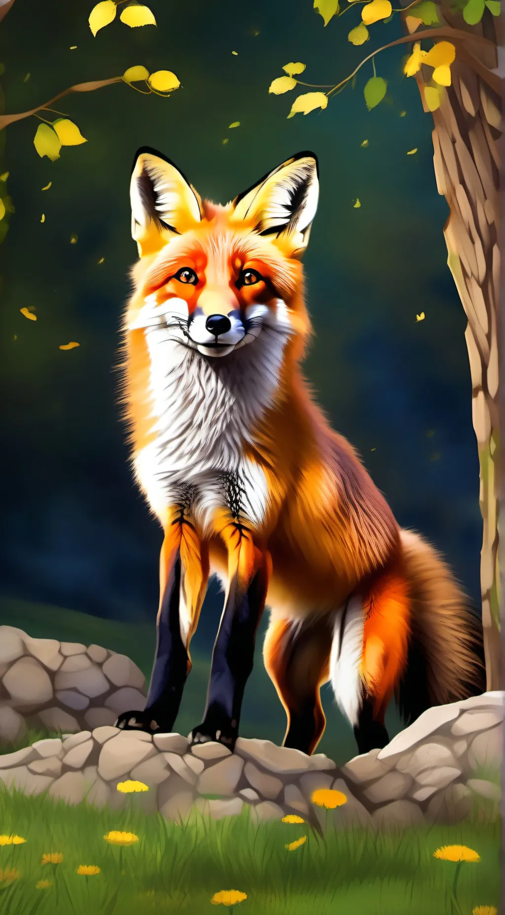 ai character: Lynx background