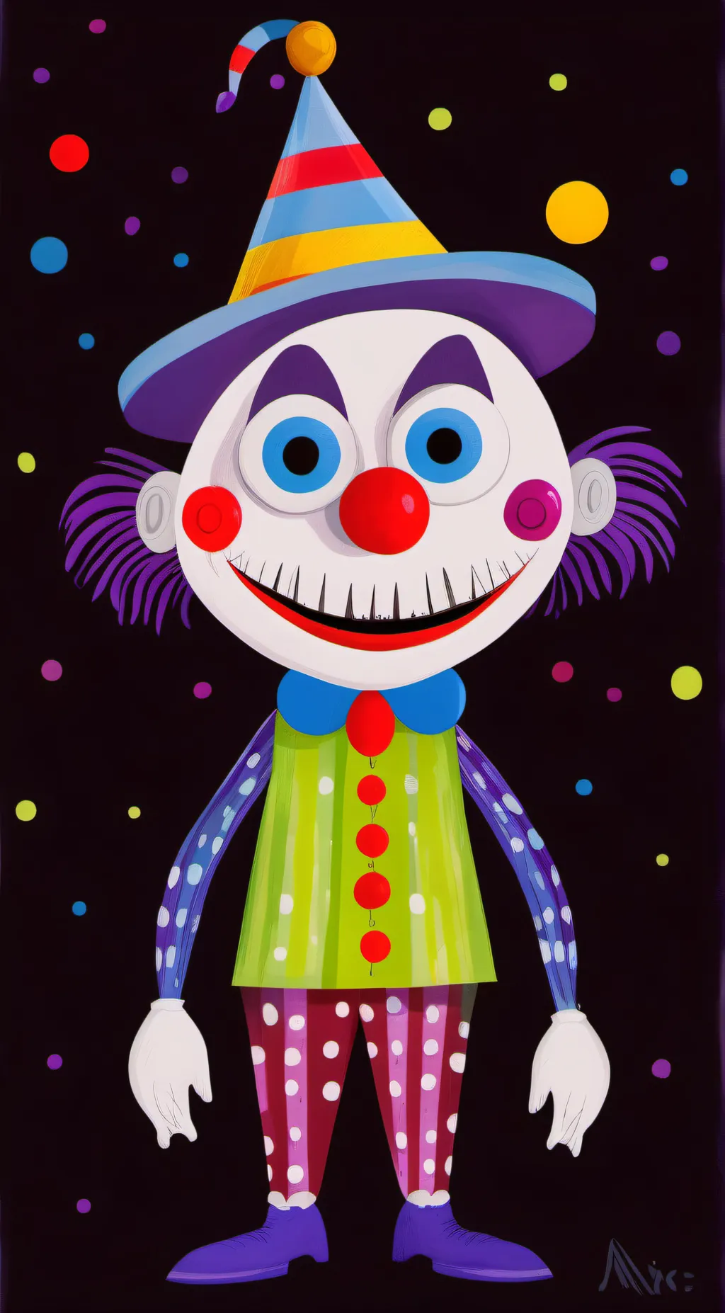 ai character: ennard  background