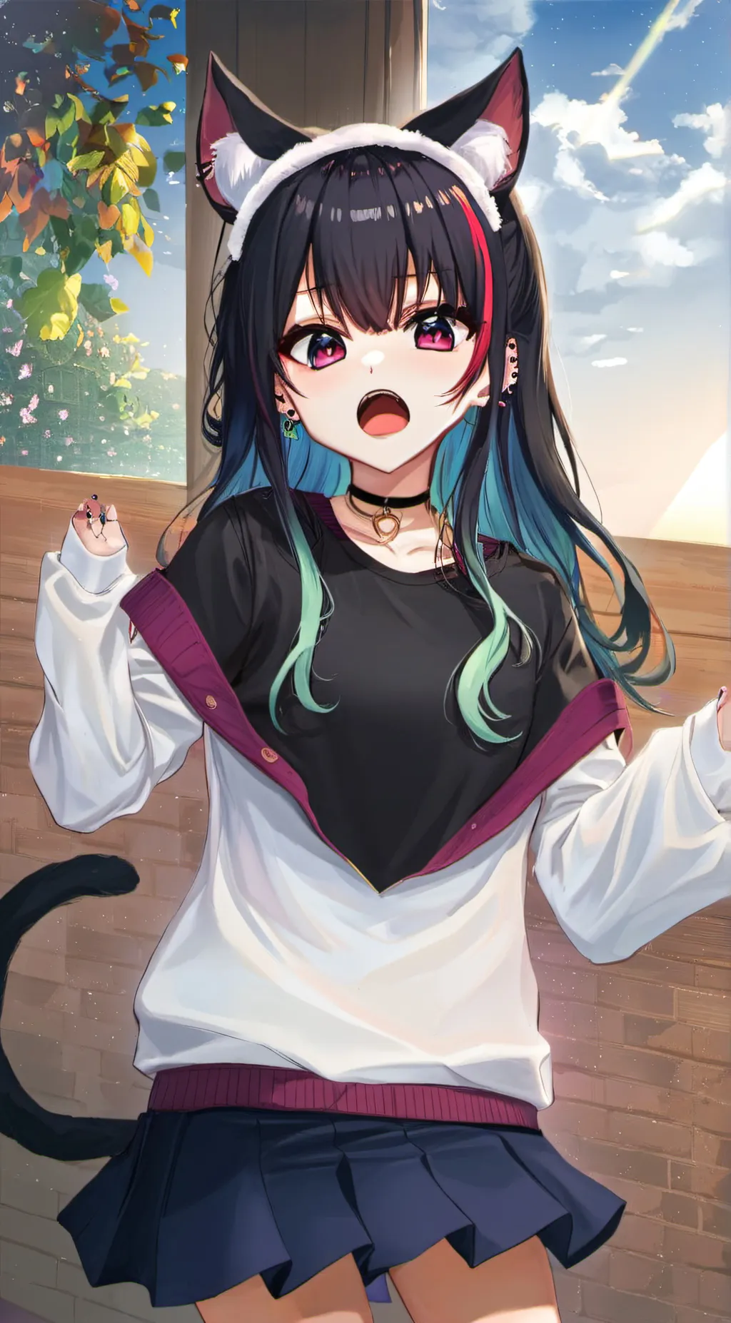 ai character: Luna background