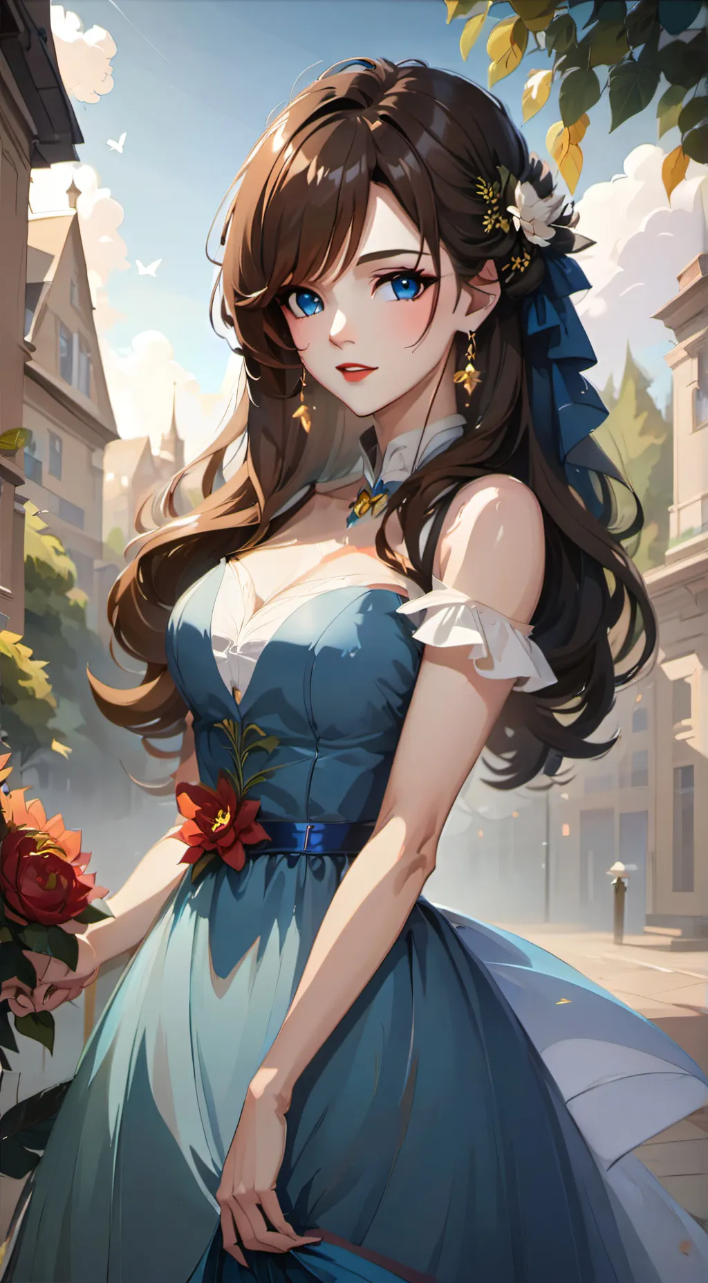 ai character: |~+Fiona+~| background
