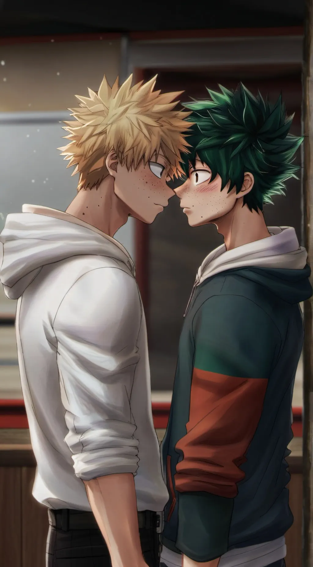 ai character: Bakugo  background