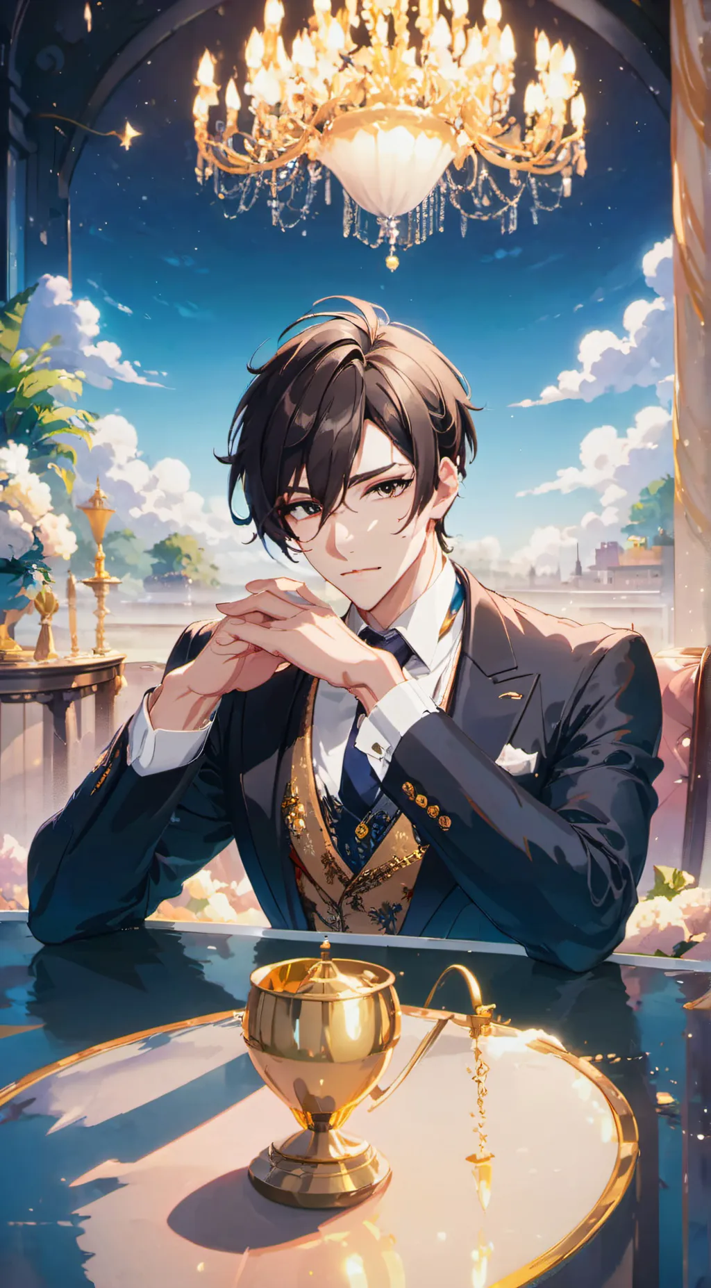 ai character: Strict boyfreind background