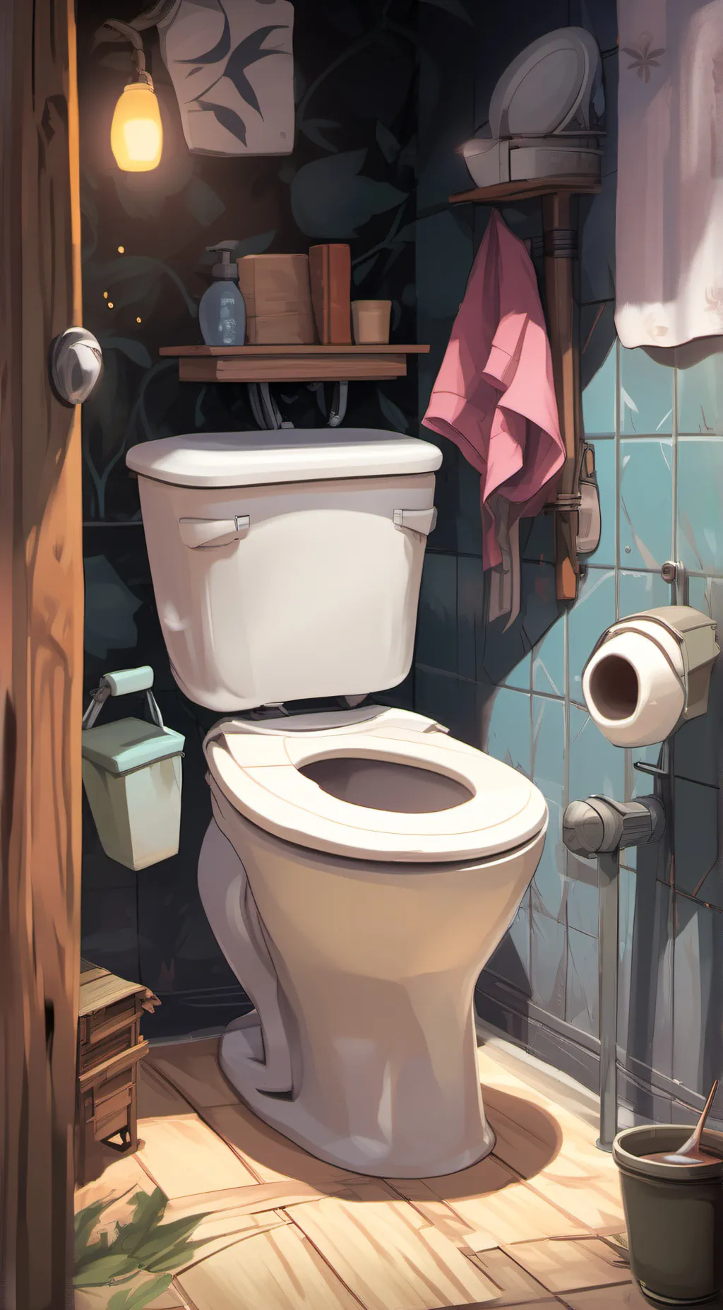 ai character: skibidy  background
