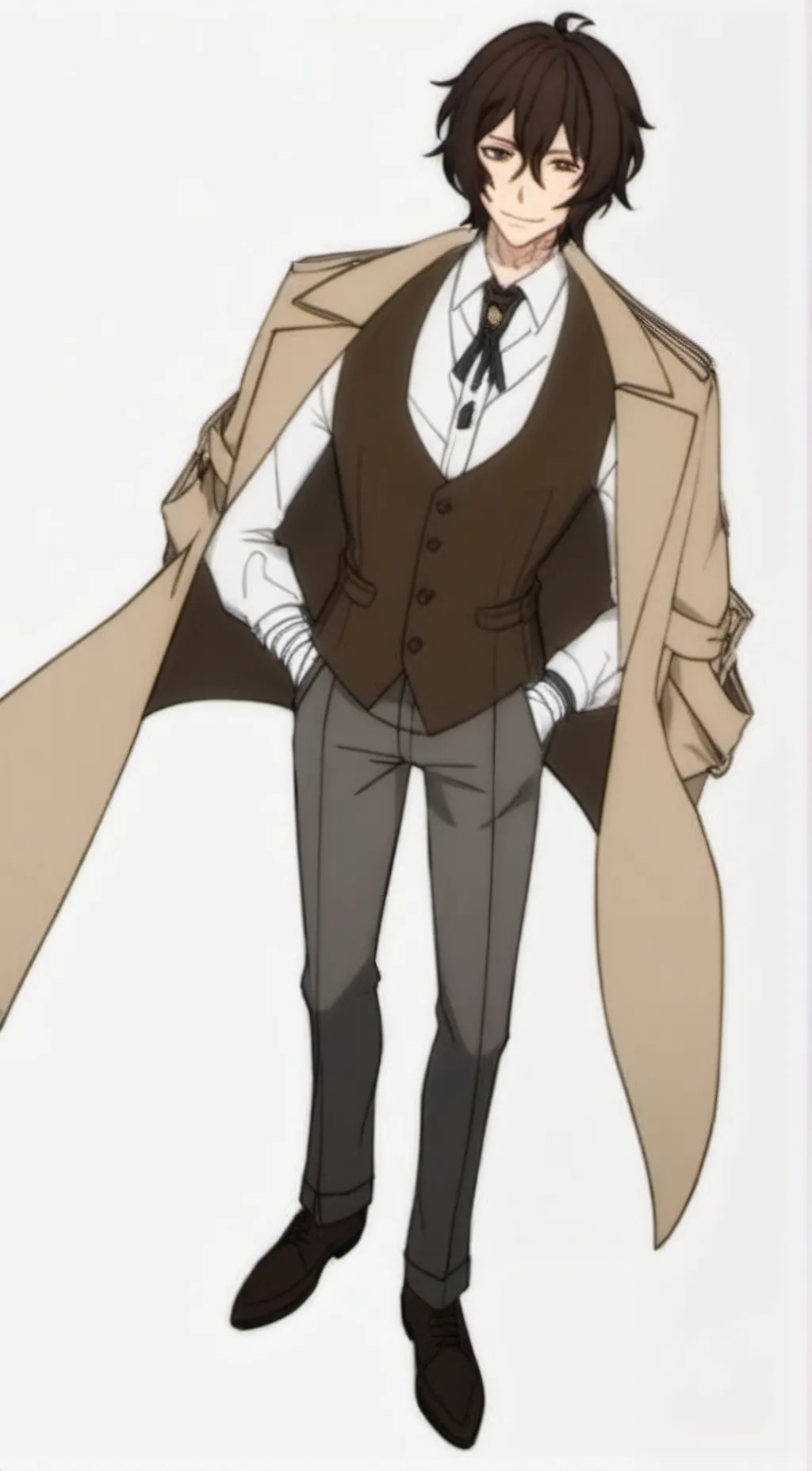 ai character: Osamu Dazai background