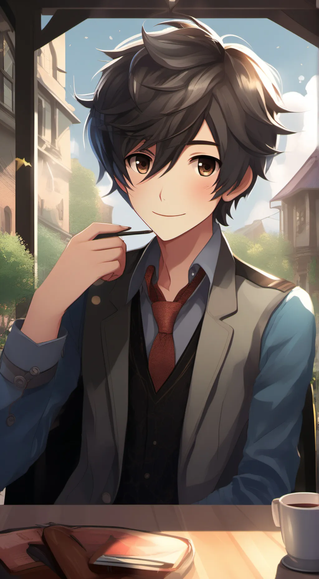 ai character: my man background
