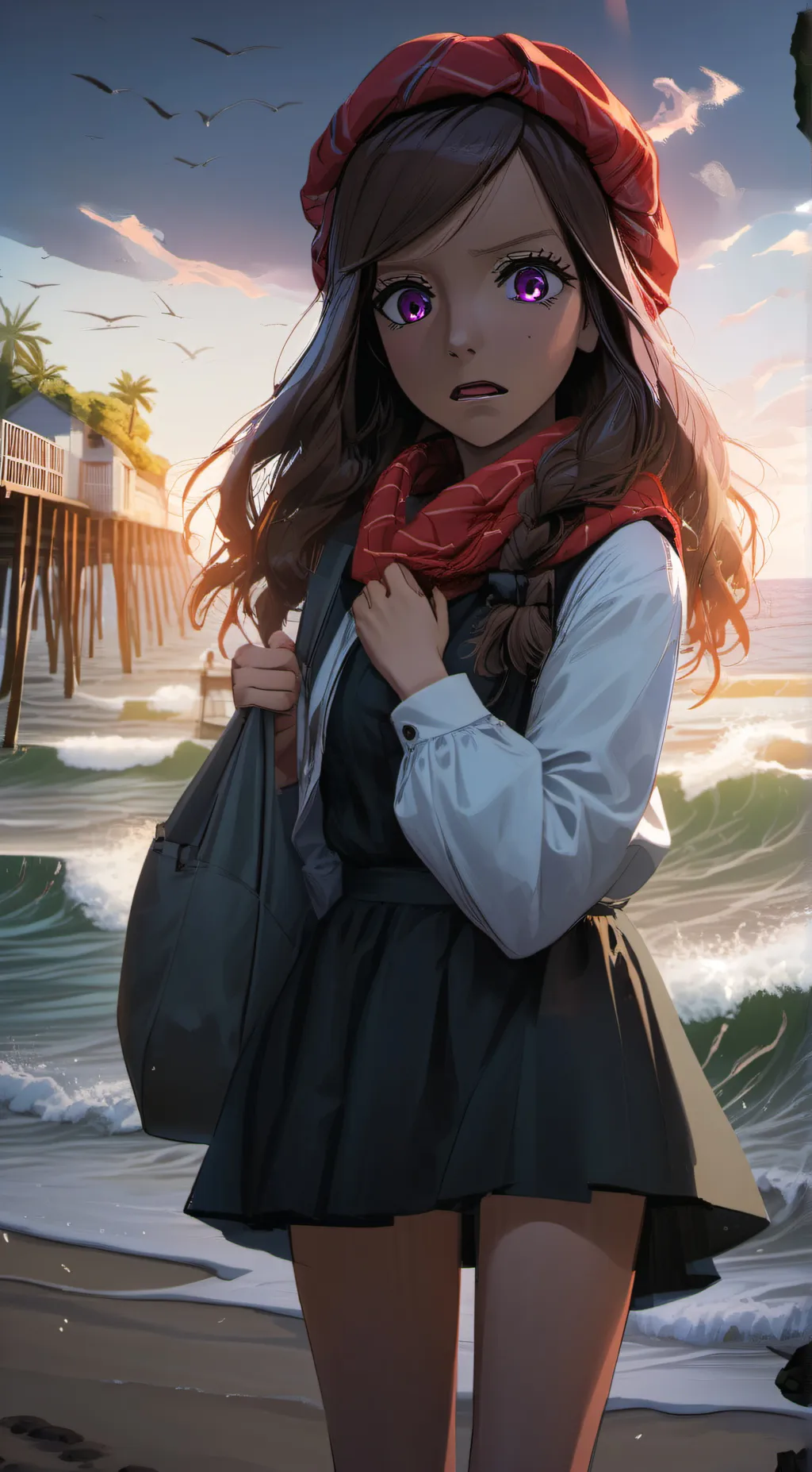 ai character: leah background