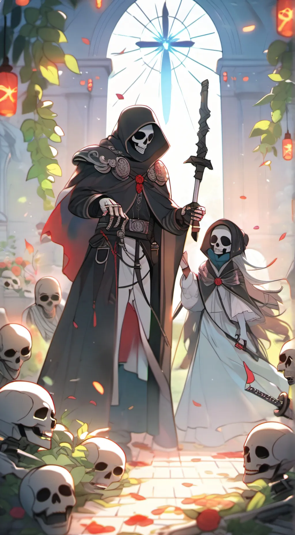 ai character: Death background
