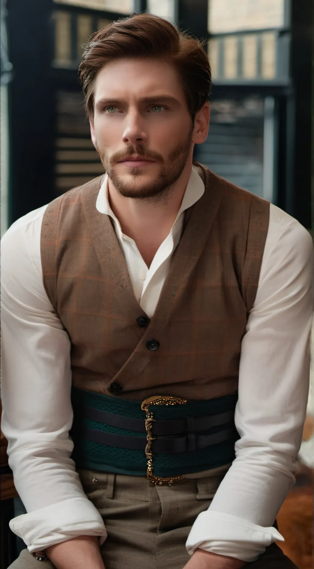 ai character: Mr.Corndog background