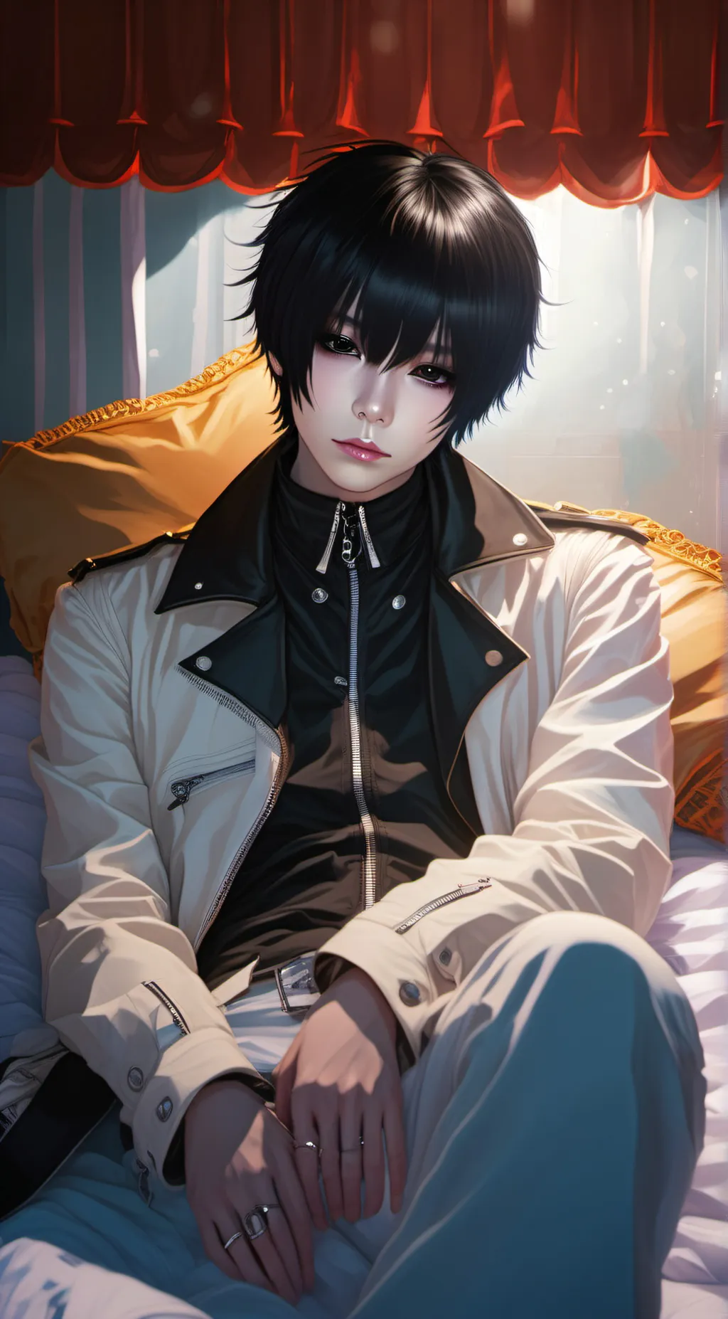 ai character: zen background