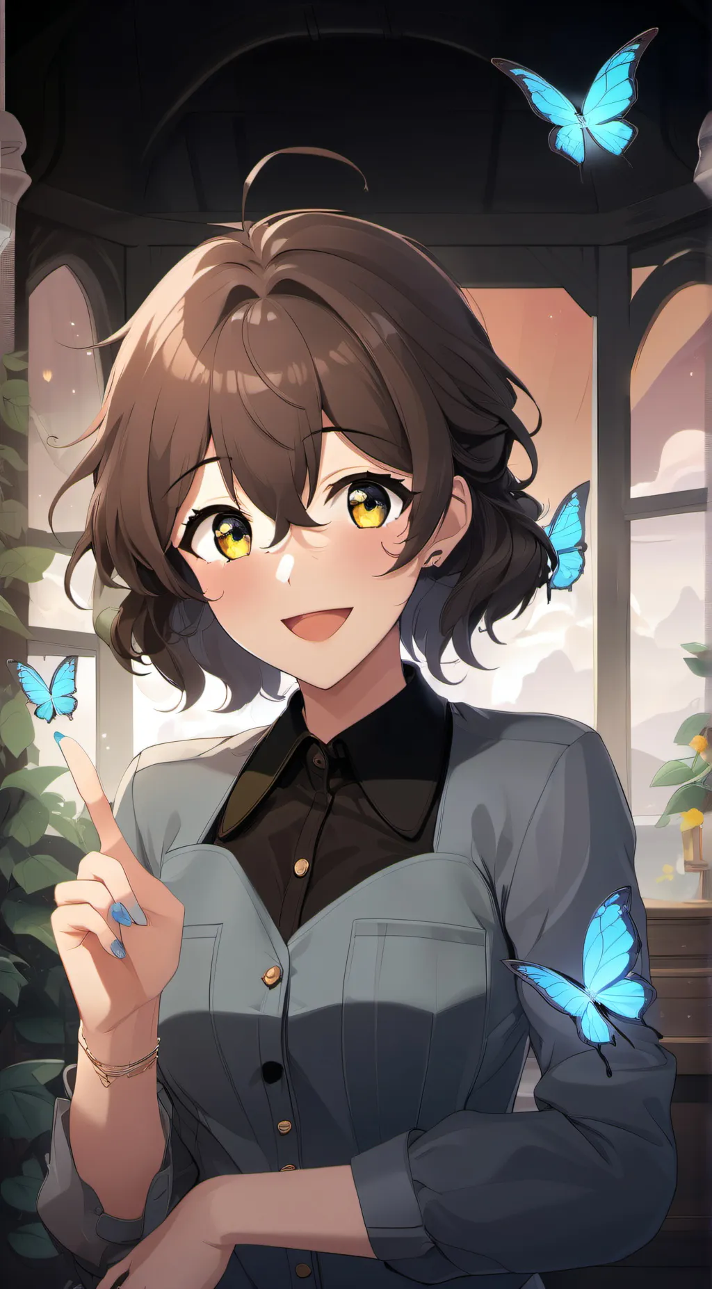 ai character: Aria background